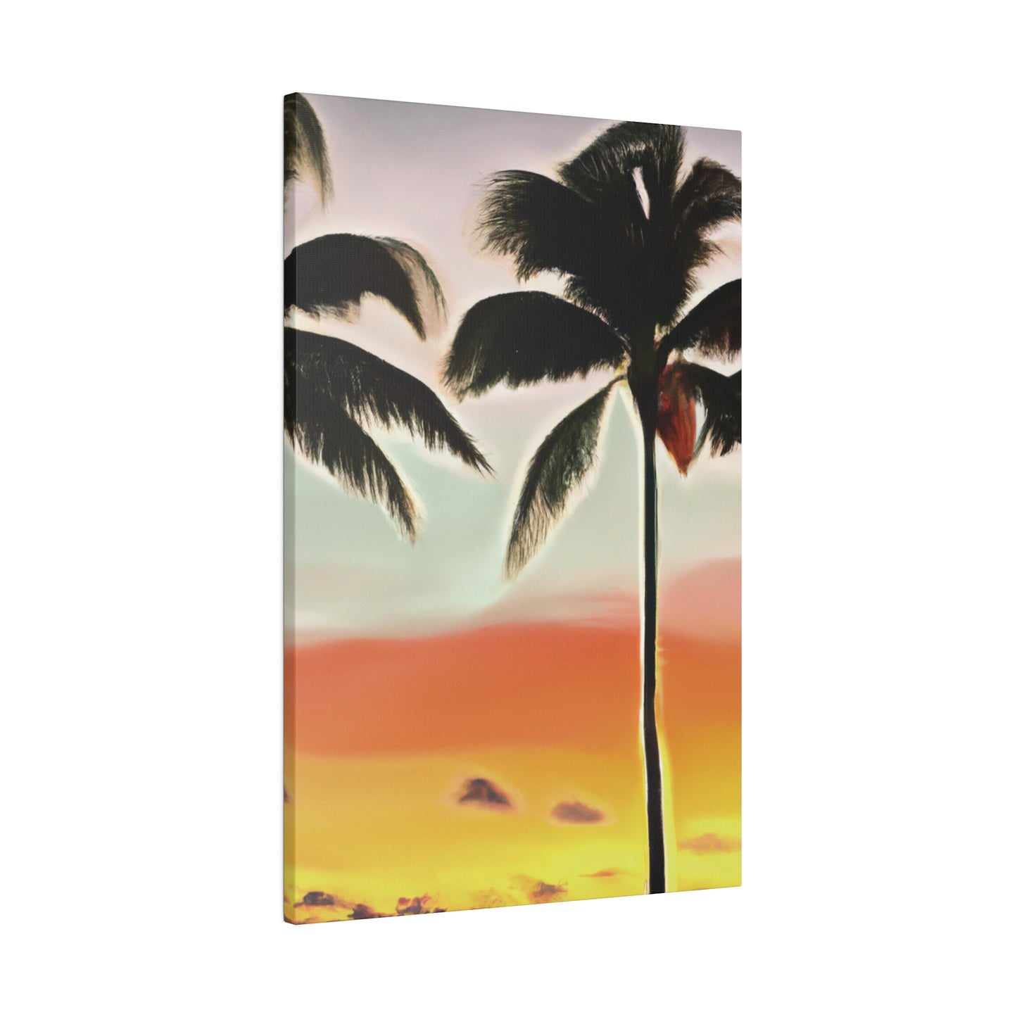8646K - Miami Beach Sunset Painting Print | Miami | Beach | Sunset | Poster | Home Decor | Wall Art | Canvas