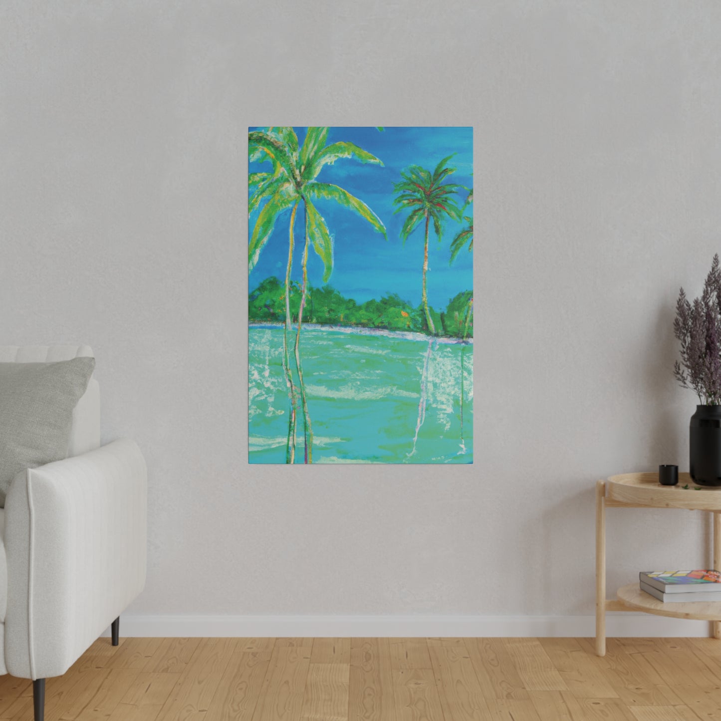 5185A - Bahamas Ocean Painting Print | Bahamas | Ocean | Beach | Poster | Home Decor | Wall Art | Canvas