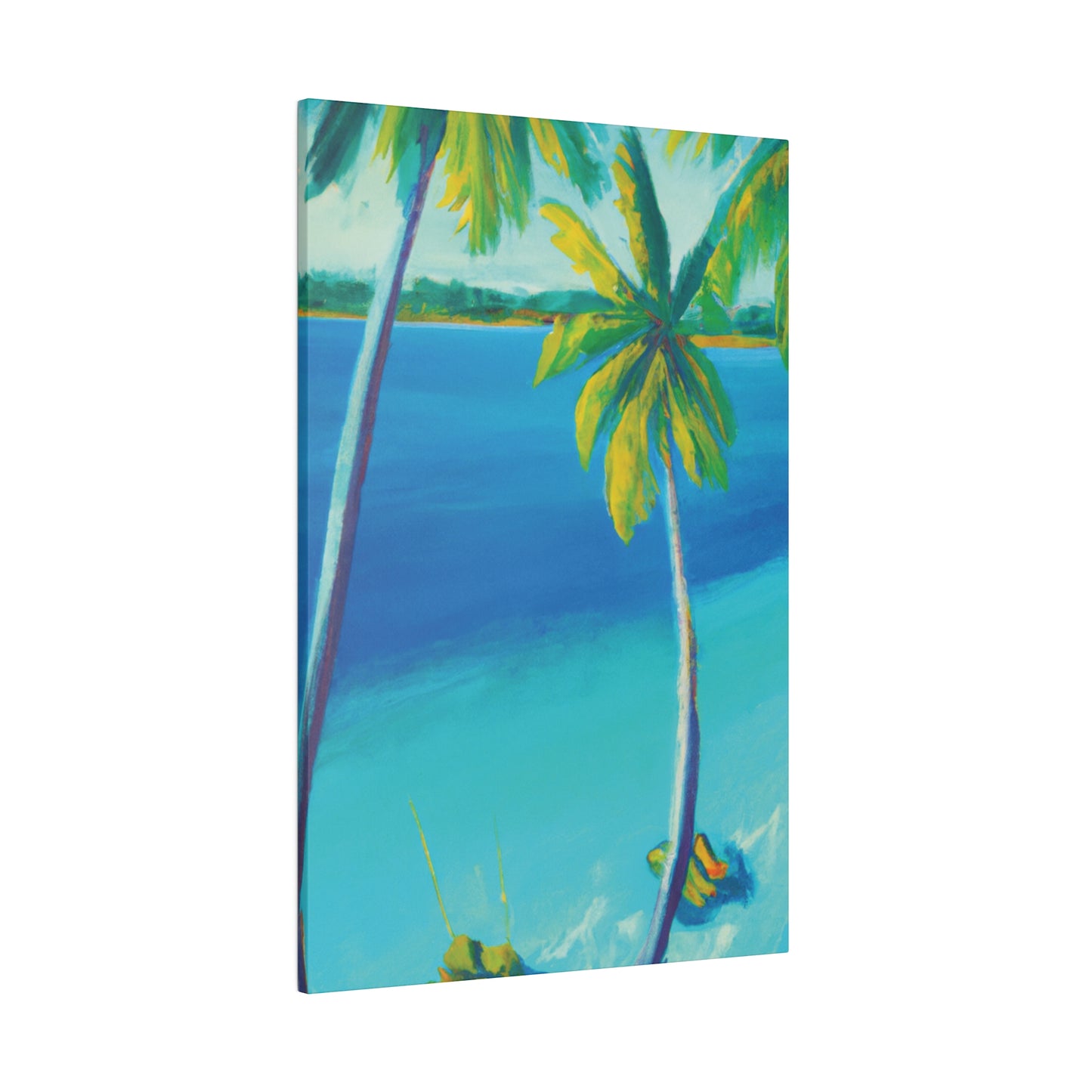 7593L - Bahamas Ocean Painting Print | Bahamas | Ocean | Beach | Poster | Home Decor | Wall Art | Canvas