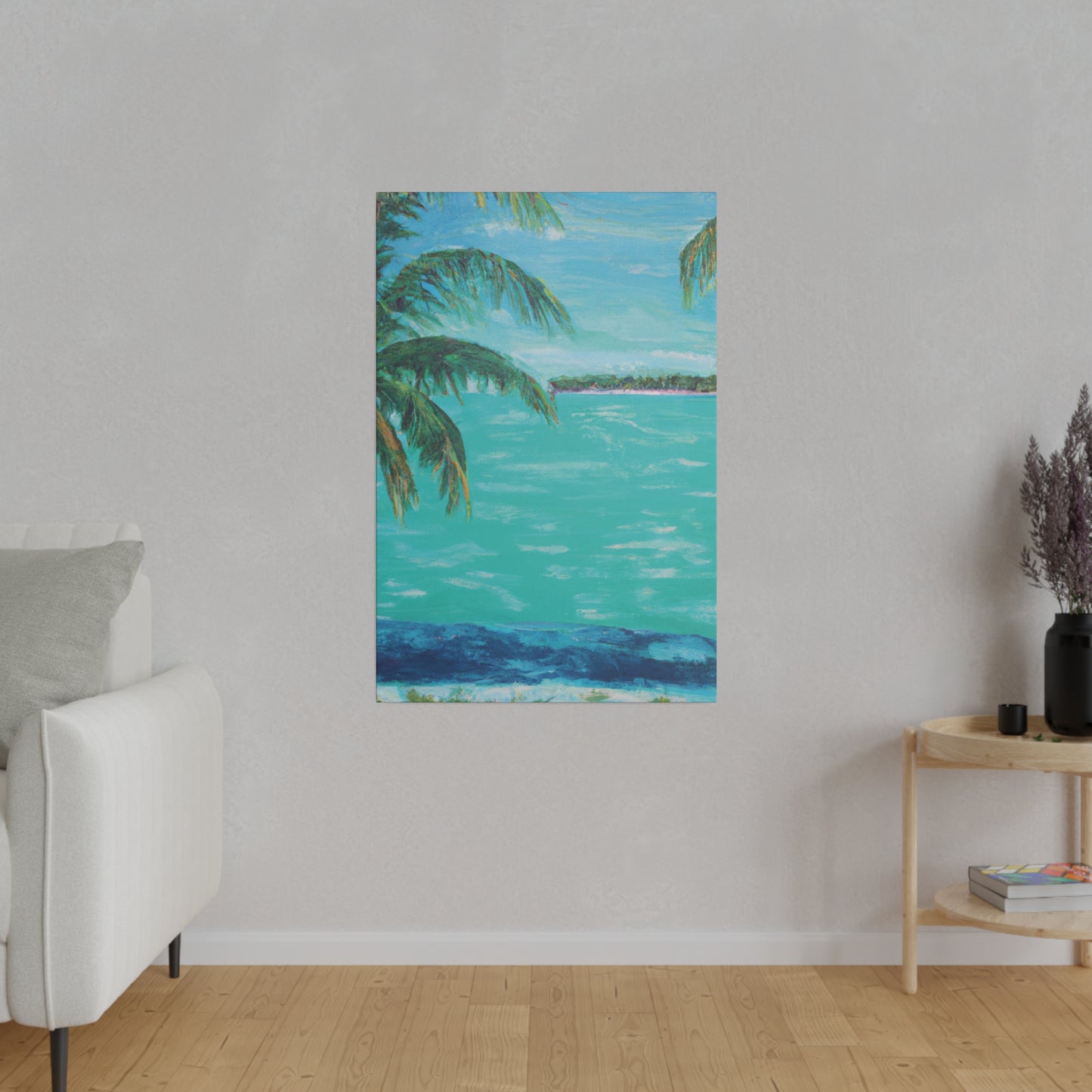 362P - Bahamas Ocean Painting Print | Bahamas | Ocean | Beach | Poster | Home Decor | Wall Art | Canvas