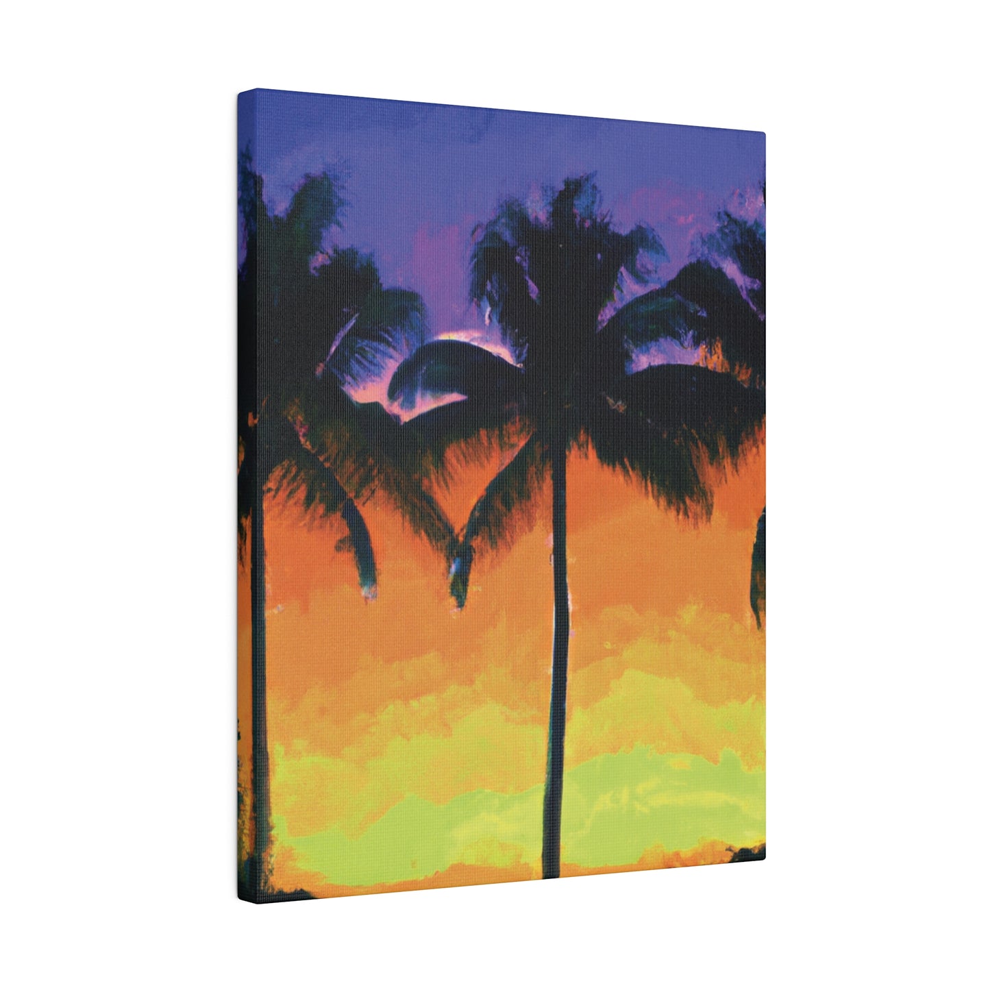 6354V - Miami Beach Sunset Painting Print | Miami | Beach | Sunset | Poster | Home Decor | Wall Art | Canvas