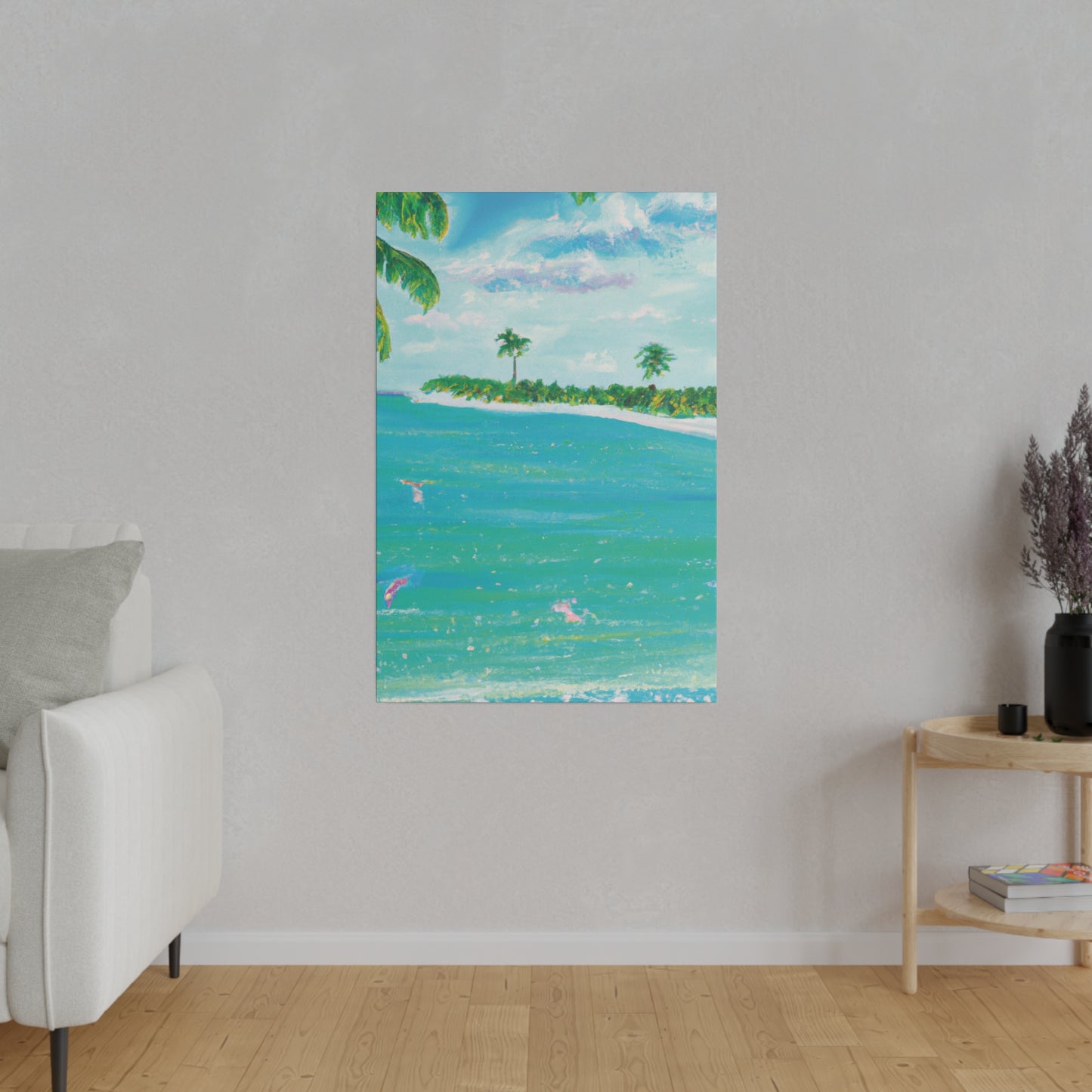 6576D - Bahamas Ocean Painting Print | Bahamas | Ocean | Beach | Poster | Home Decor | Wall Art | Canvas