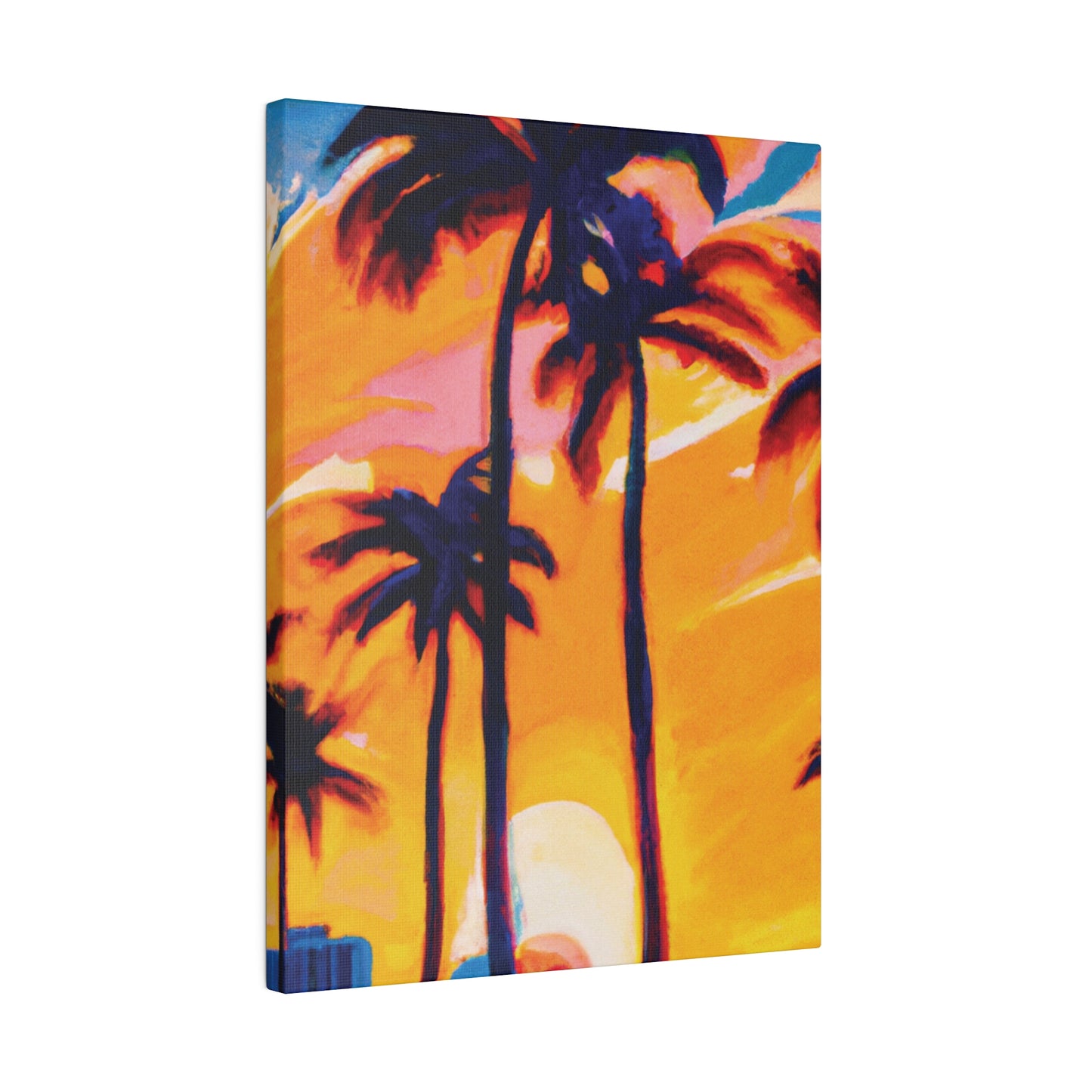 2067G - Miami Beach Sunset Painting Print | Miami | Beach | Sunset | Poster | Home Decor | Wall Art | Canvas