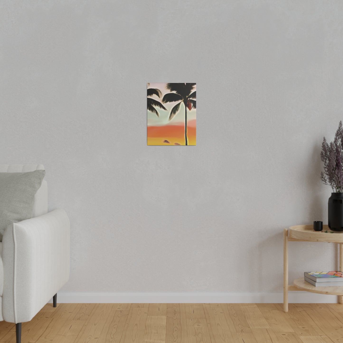 8646K - Miami Beach Sunset Painting Print | Miami | Beach | Sunset | Poster | Home Decor | Wall Art | Canvas