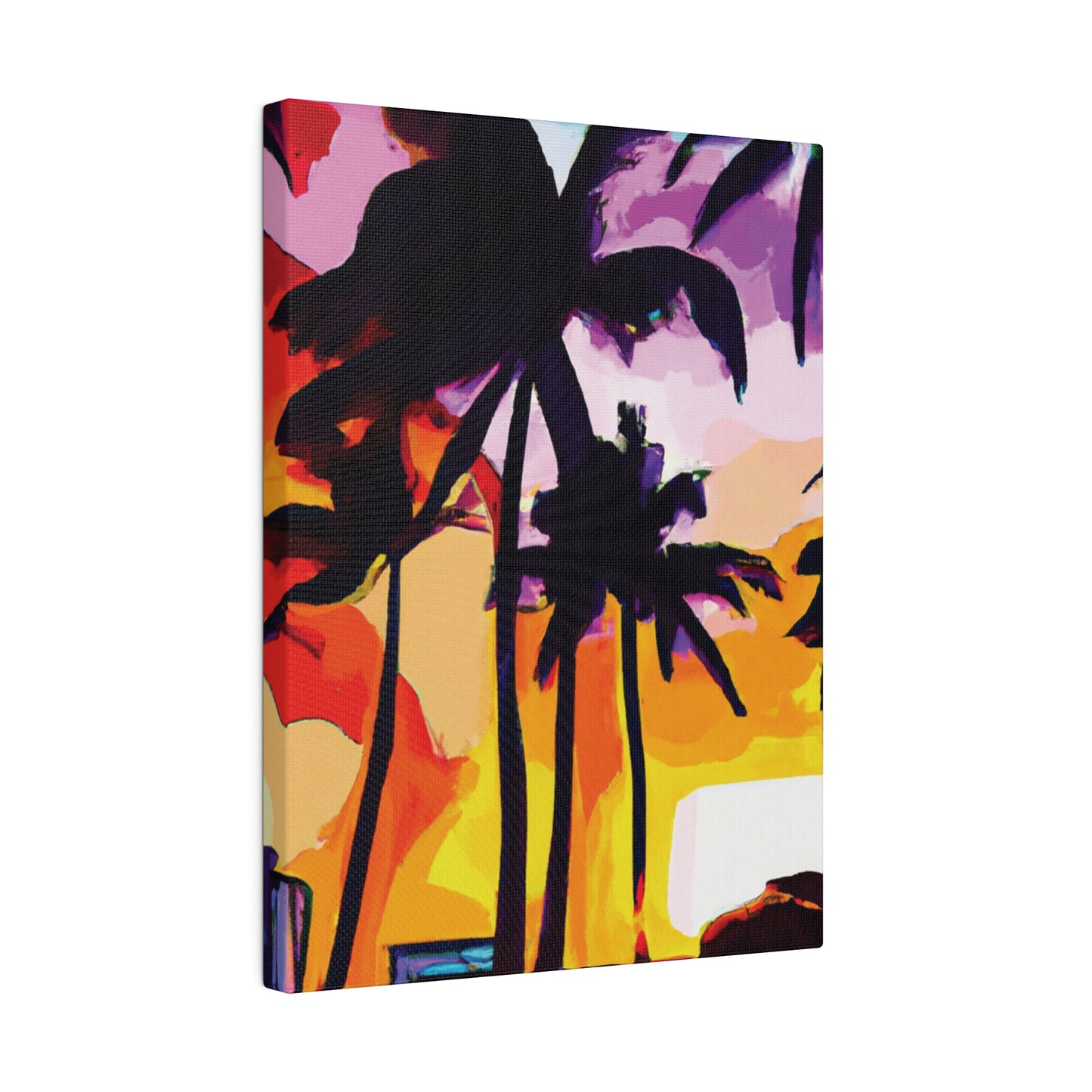 3987G - Miami Beach Sunset Painting Print | Miami | Beach | Sunset | Poster | Home Decor | Wall Art | Canvas