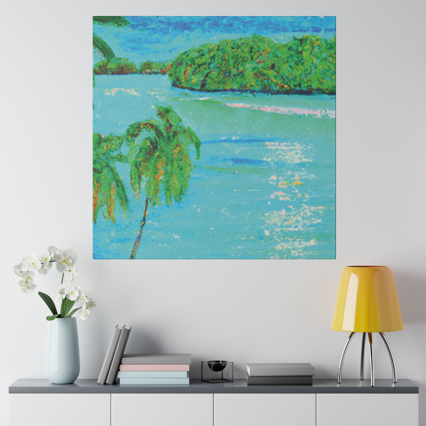 8239F - Bahamas Ocean Painting Print | Bahamas | Ocean | Beach | Poster | Home Decor | Wall Art | Canvas