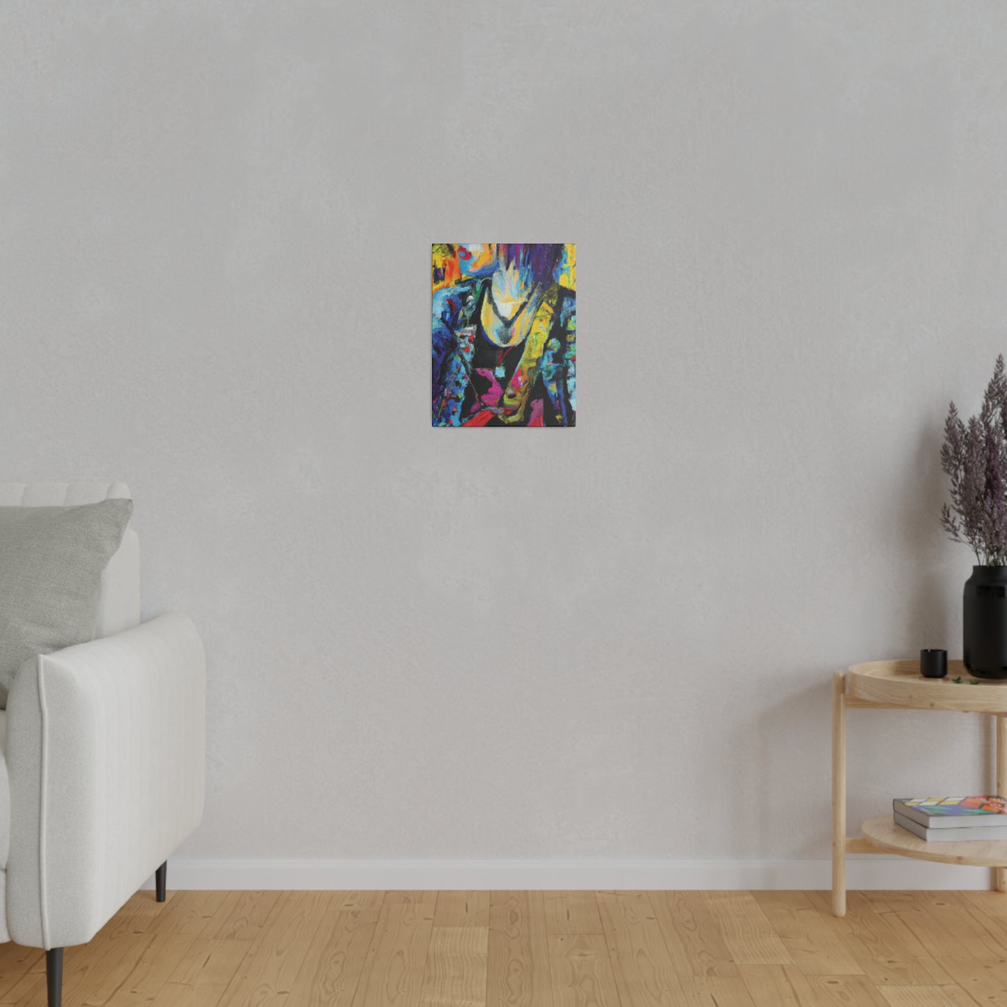 9756Z - Rockstar Oil Painting Style Print | Poster | Home Decor | Wall Art | Music Art | Canvas