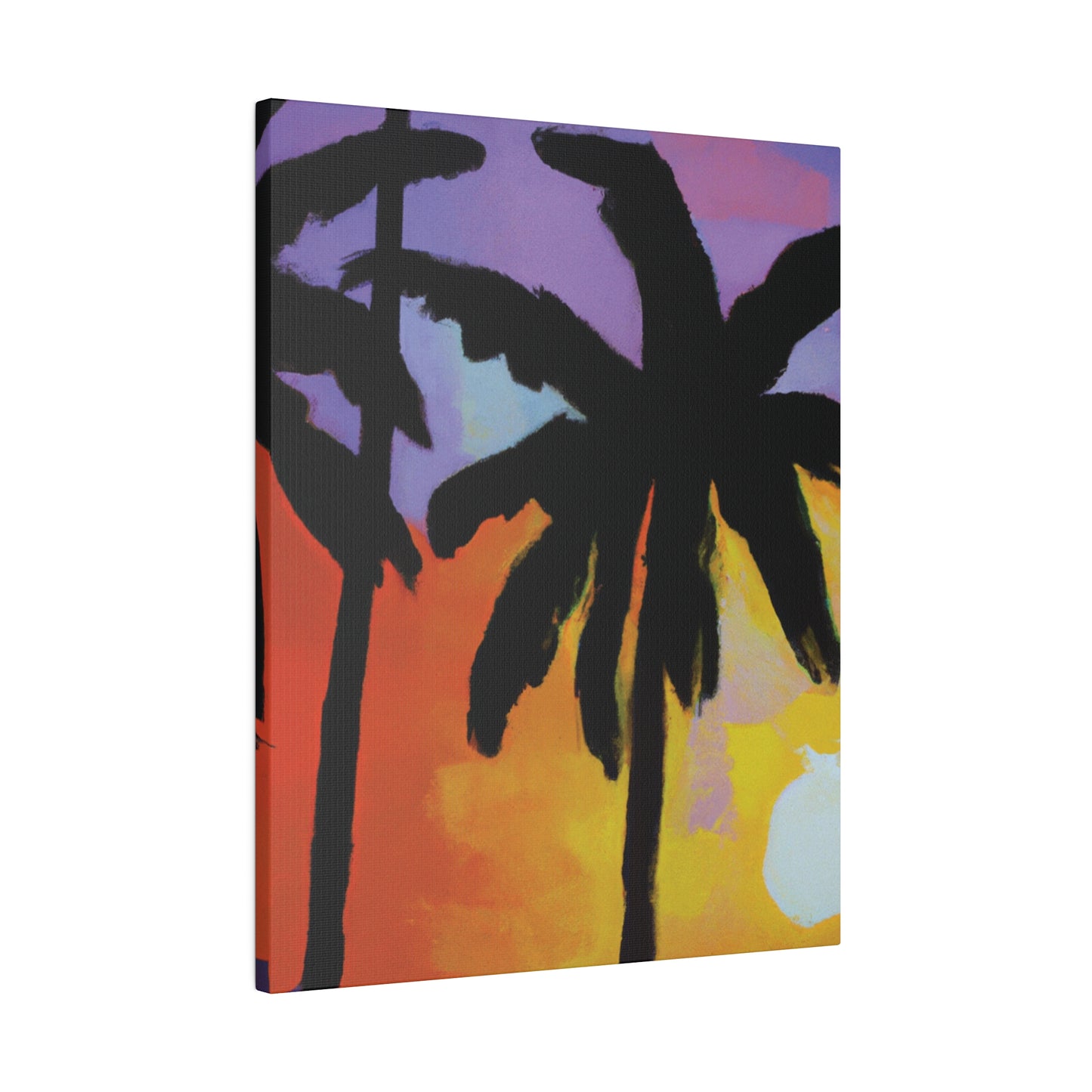 8594V - Miami Beach Sunset Painting Print | Miami | Beach | Sunset | Poster | Home Decor | Wall Art | Canvas