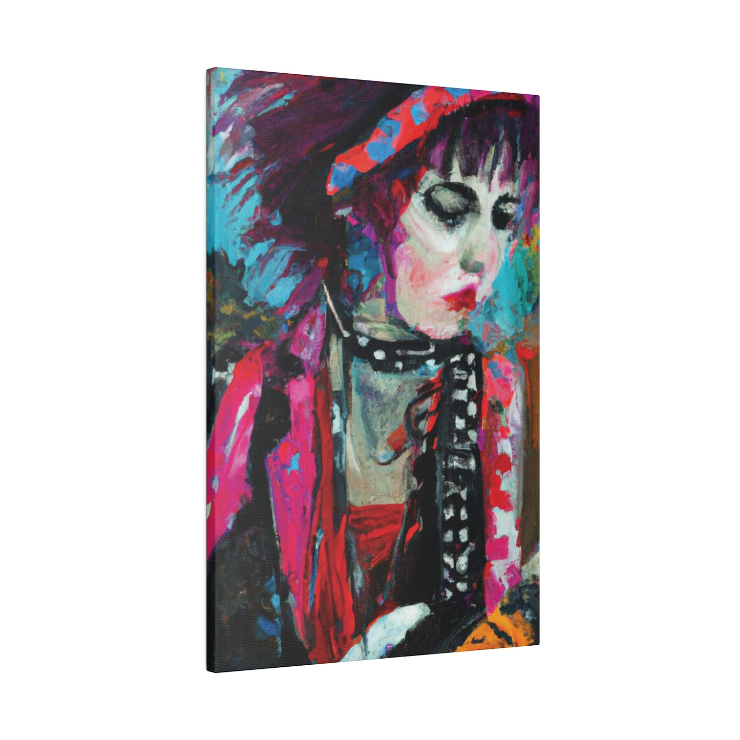 9225T - Rockstar Oil Painting Style Print | Poster | Home Decor | Wall Art | Music Art | Canvas