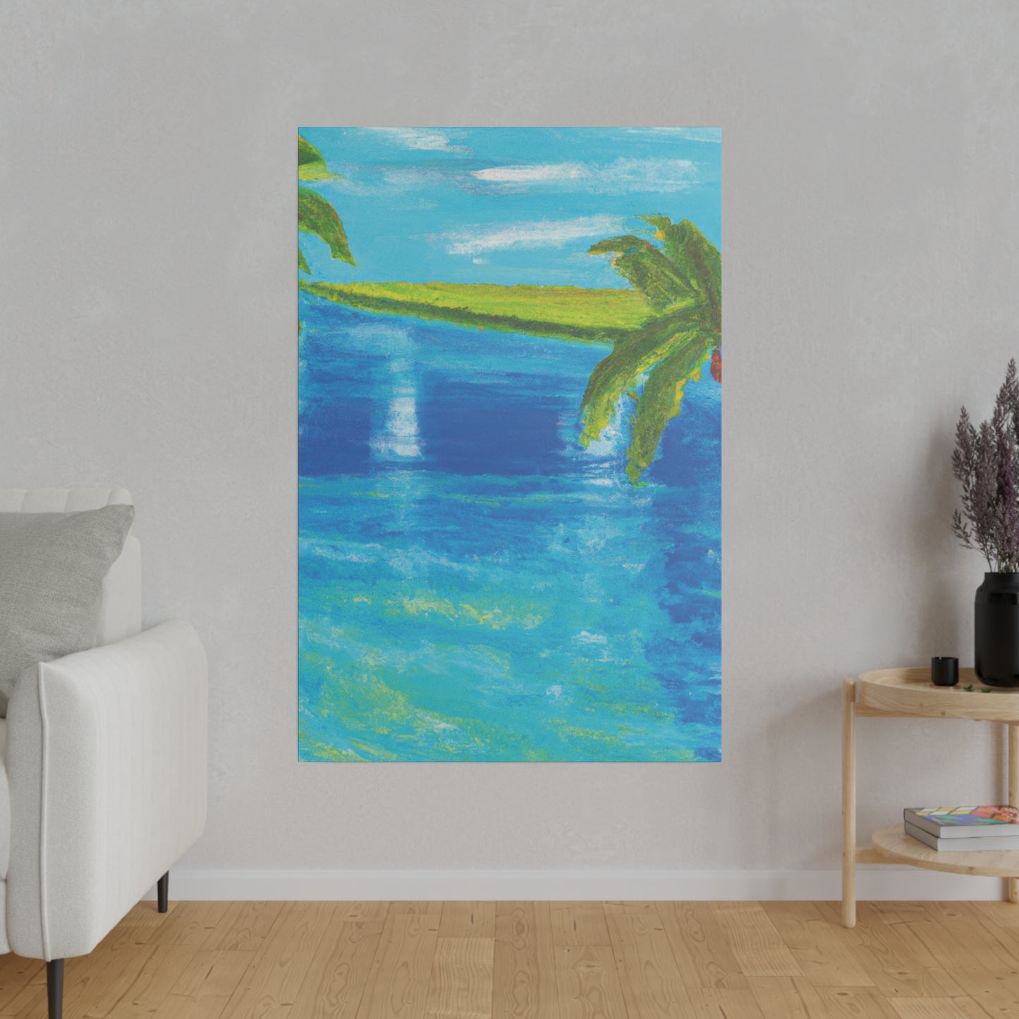 6359F - Bahamas Ocean Painting Print | Bahamas | Ocean | Beach | Poster | Home Decor | Wall Art | Canvas