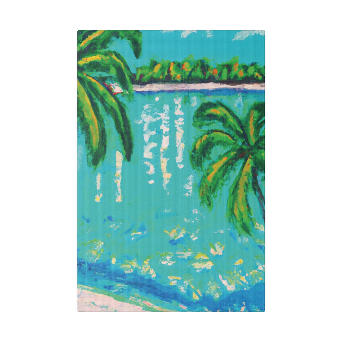 6412Q - Bahamas Ocean Painting Print | Bahamas | Ocean | Beach | Poster | Home Decor | Wall Art | Canvas