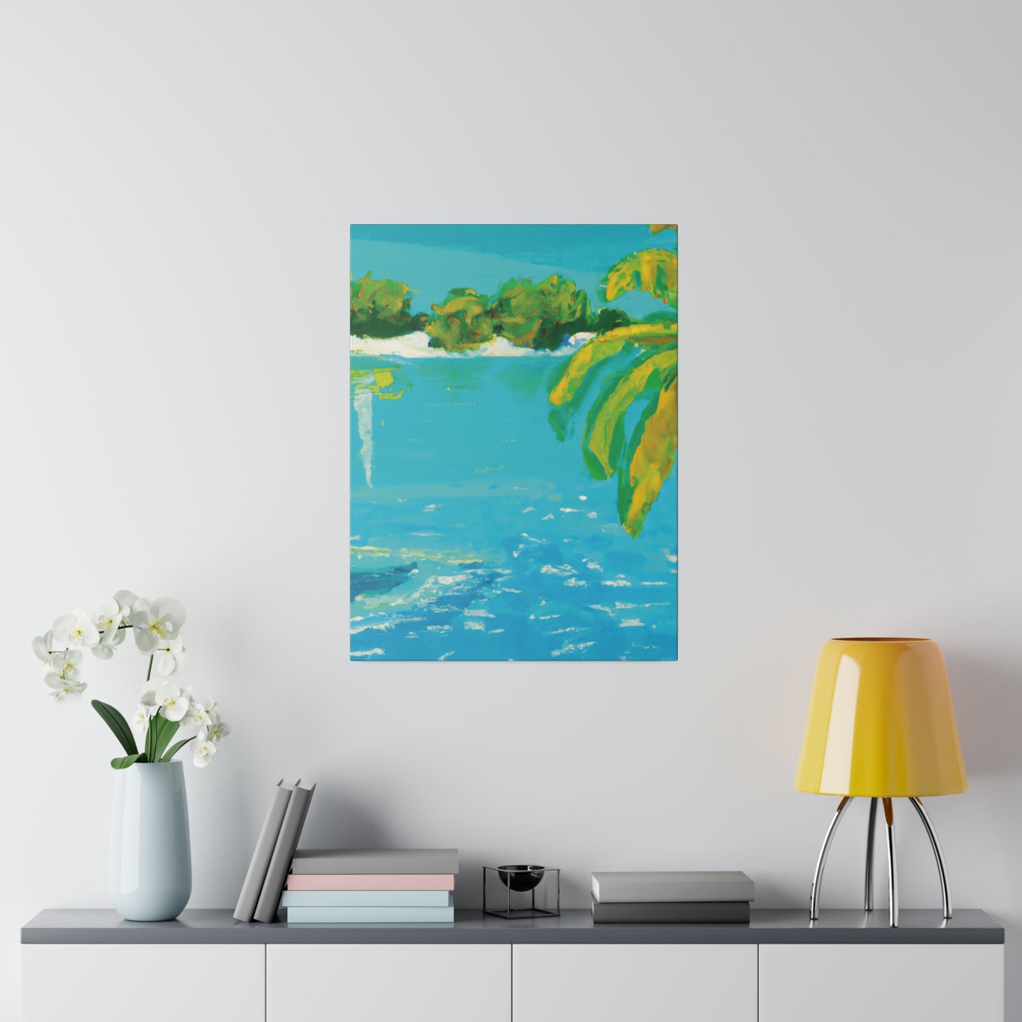 2261V - Bahamas Ocean Painting Print | Bahamas | Ocean | Beach | Poster | Home Decor | Wall Art | Canvas