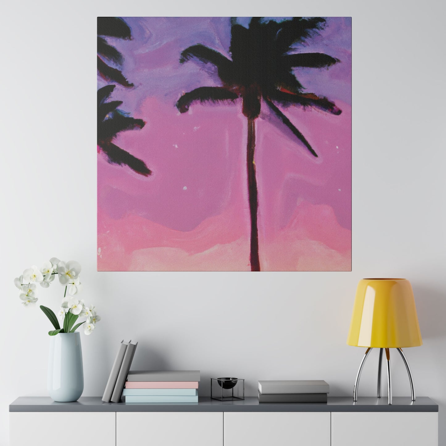 7801Y - Miami Beach Sunset Painting Print | Miami | Beach | Sunset | Poster | Home Decor | Wall Art | Canvas