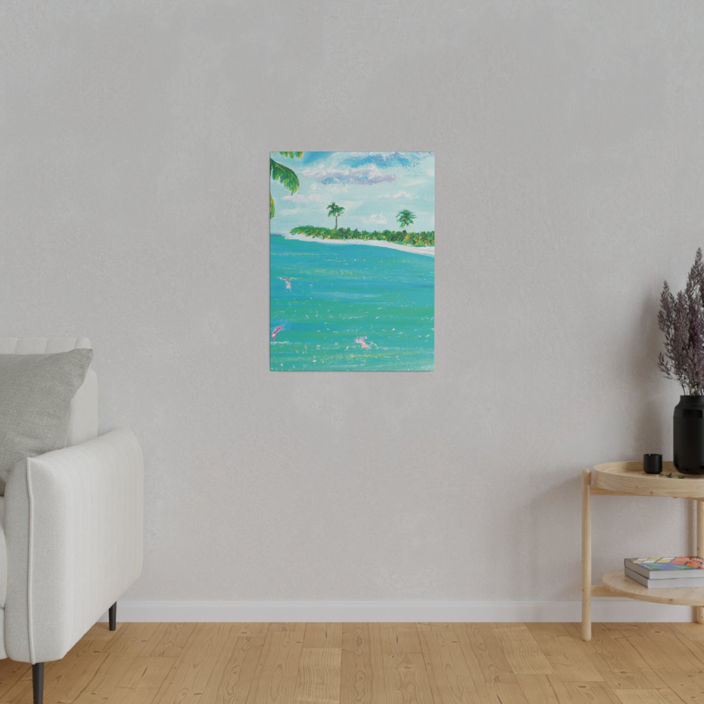 6576D - Bahamas Ocean Painting Print | Bahamas | Ocean | Beach | Poster | Home Decor | Wall Art | Canvas