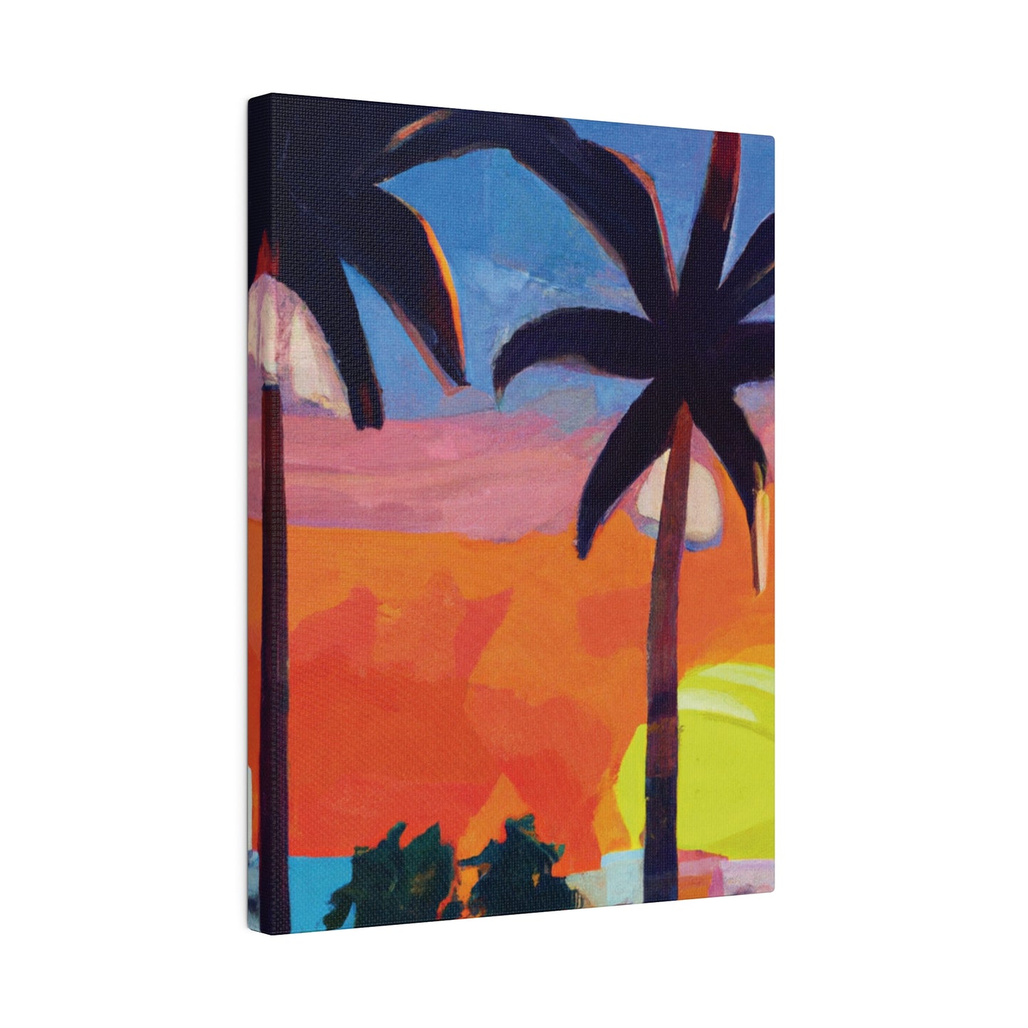 7368X - Miami Beach Sunset Painting Print | Miami | Beach | Sunset | Poster | Home Decor | Wall Art | Canvas