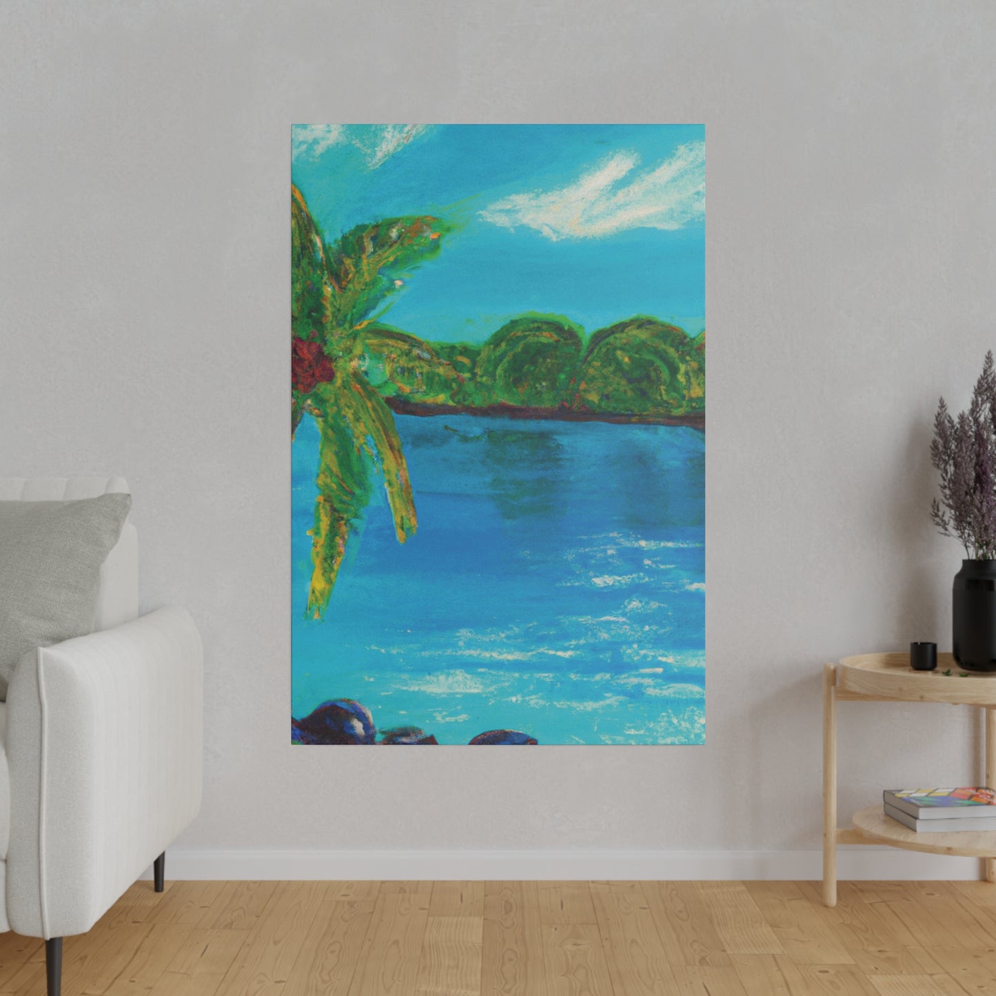 4245A - Bahamas Ocean Painting Print | Bahamas | Ocean | Beach | Poster | Home Decor | Wall Art | Canvas