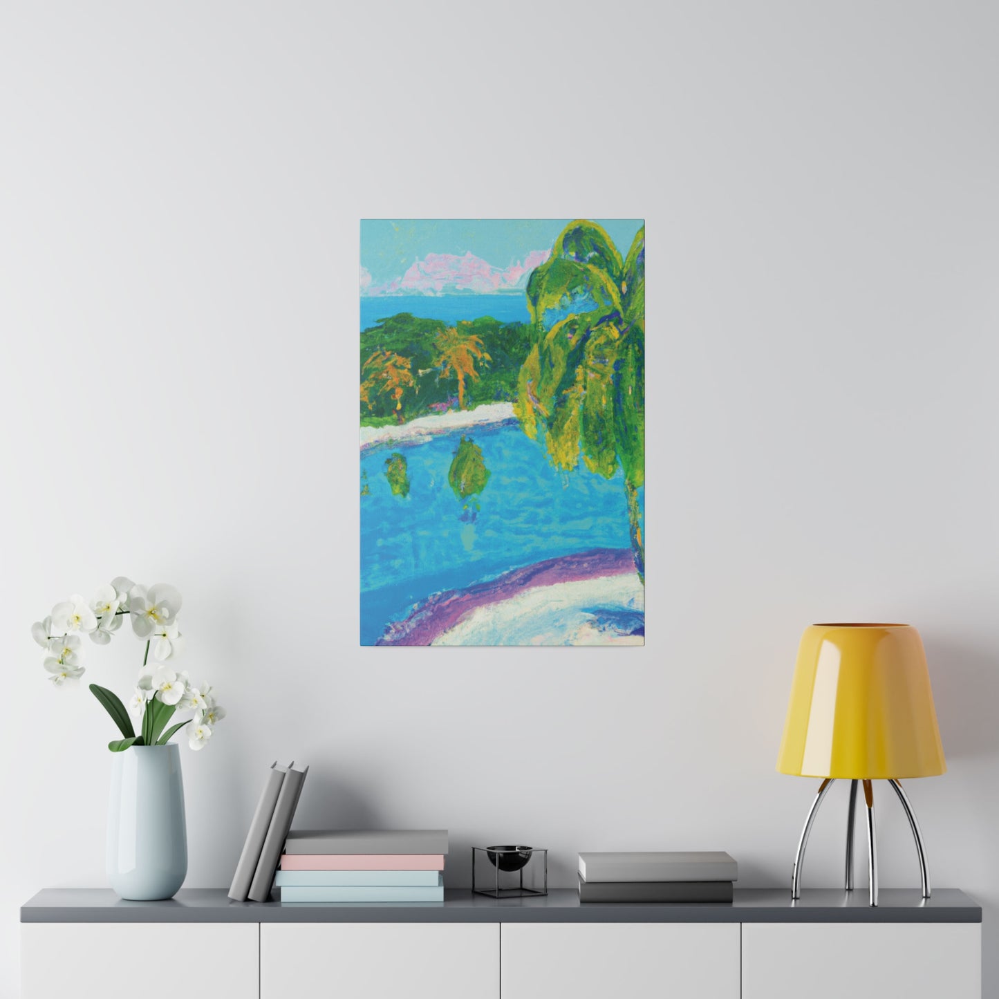 3281F - Bahamas Ocean Painting Print | Bahamas | Ocean | Beach | Poster | Home Decor | Wall Art | Canvas