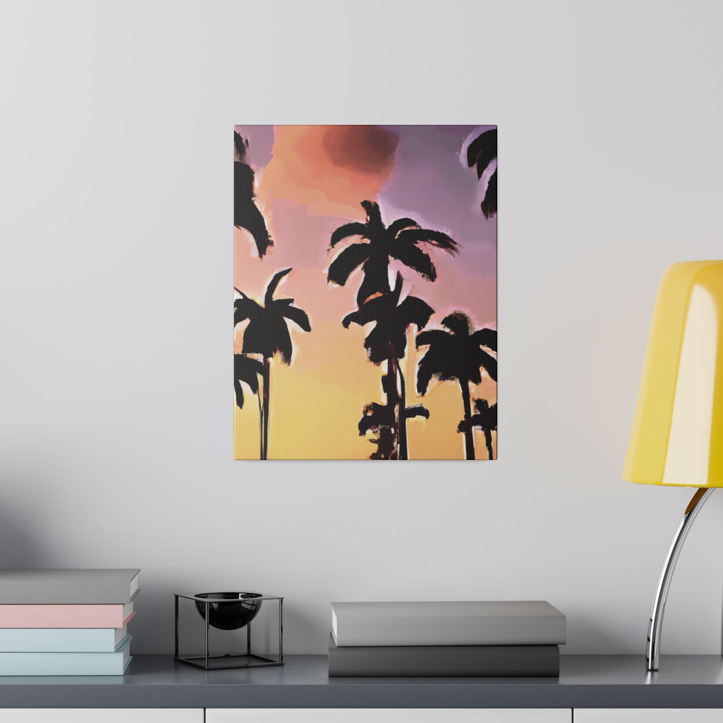 7792Z - Miami Beach Sunset Painting Print | Miami | Beach | Sunset | Poster | Home Decor | Wall Art | Canvas