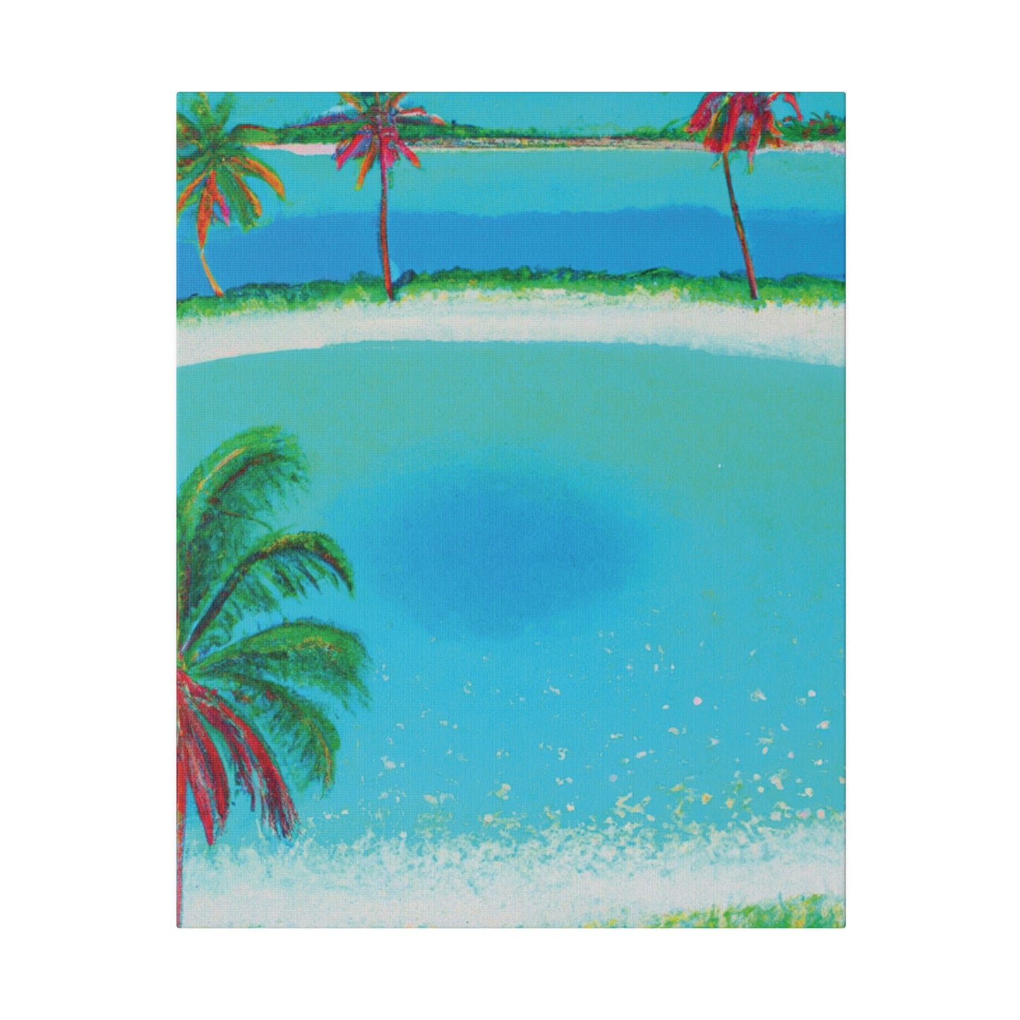 2198G - Bahamas Ocean Painting Print | Bahamas | Ocean | Beach | Poster | Home Decor | Wall Art | Canvas