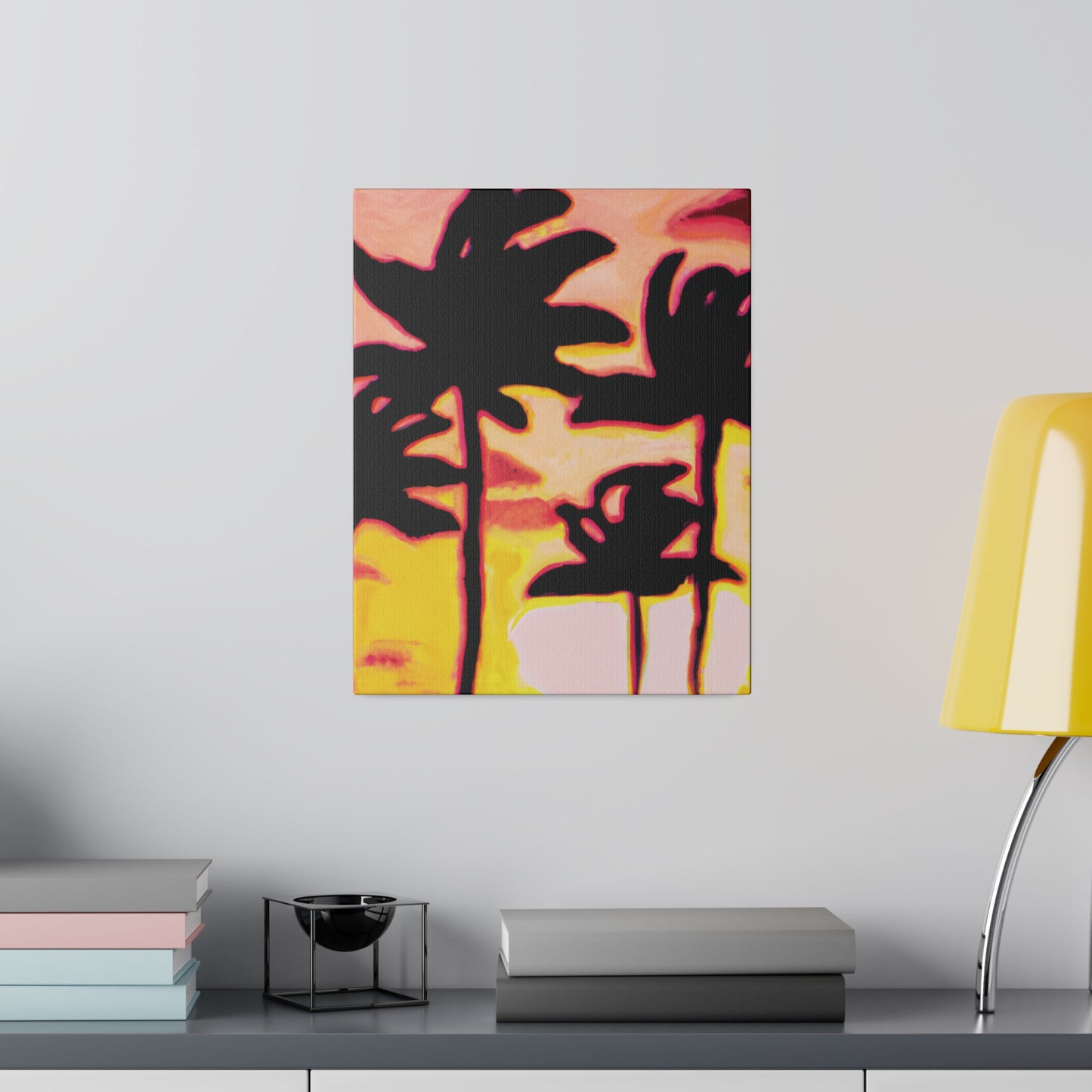9329P - Miami Beach Sunset Painting Print | Miami | Beach | Sunset | Poster | Home Decor | Wall Art | Canvas
