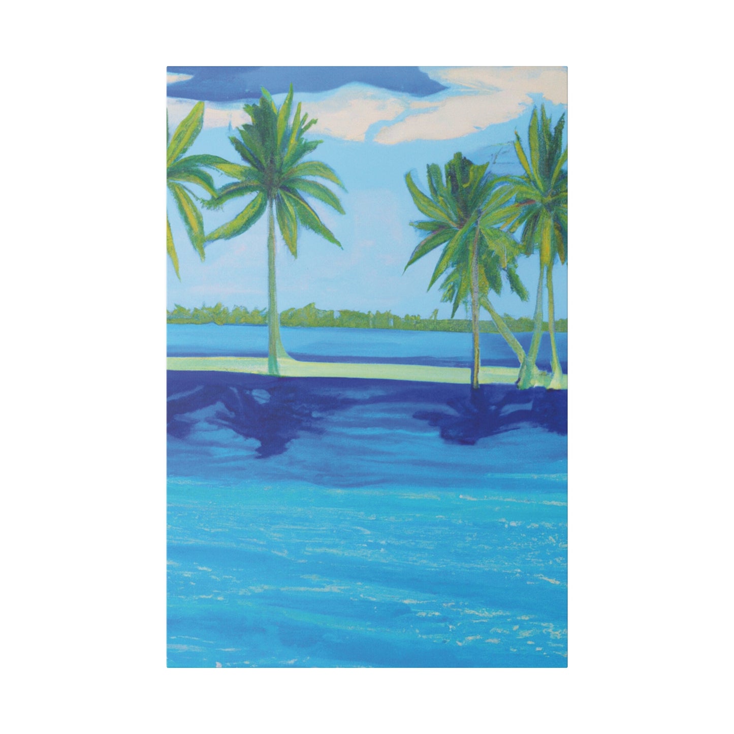 9589F - Bahamas Ocean Painting Print | Bahamas | Ocean | Beach | Poster | Home Decor | Wall Art | Canvas