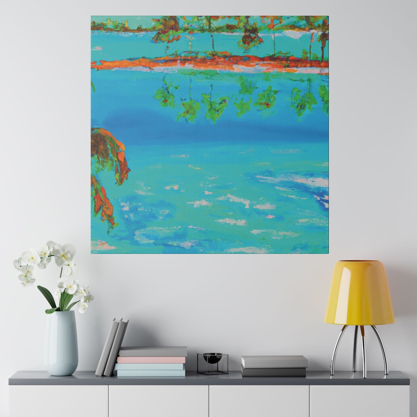 5171E - Bahamas Ocean Painting Print | Bahamas | Ocean | Beach | Poster | Home Decor | Wall Art | Canvas