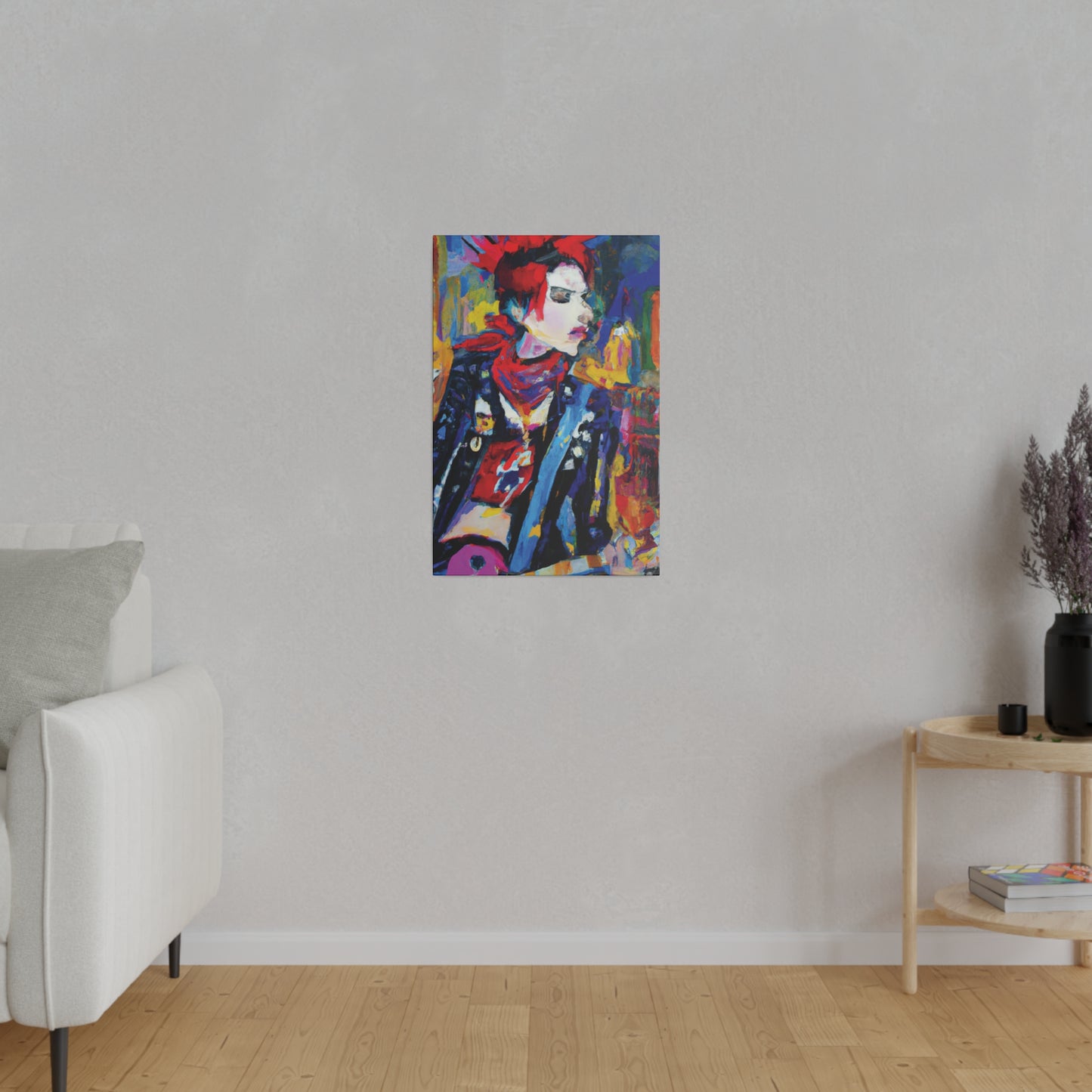 8996X - Rockstar Oil Painting Style Print | Poster | Home Decor | Wall Art | Music Art | Canvas