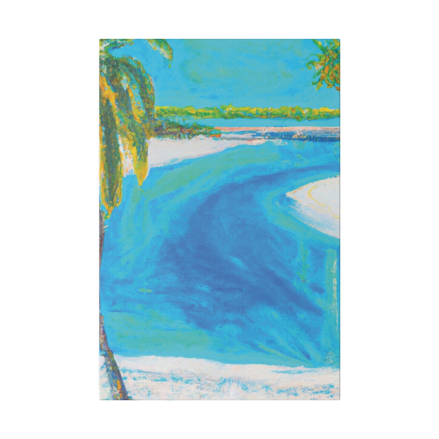 9106H - Bahamas Ocean Painting Print | Bahamas | Ocean | Beach | Poster | Home Decor | Wall Art | Canvas