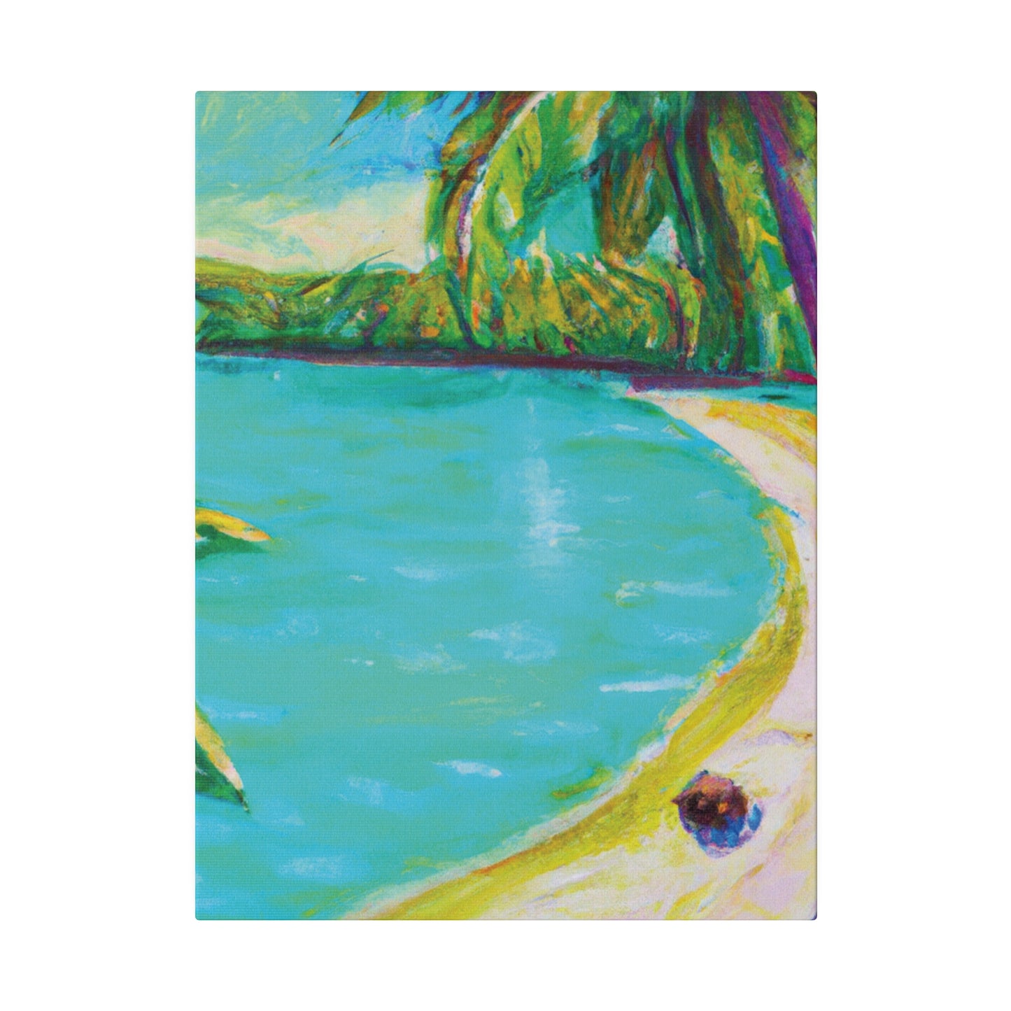 2421K - Bahamas Ocean Painting Print | Bahamas | Ocean | Beach | Poster | Home Decor | Wall Art | Canvas