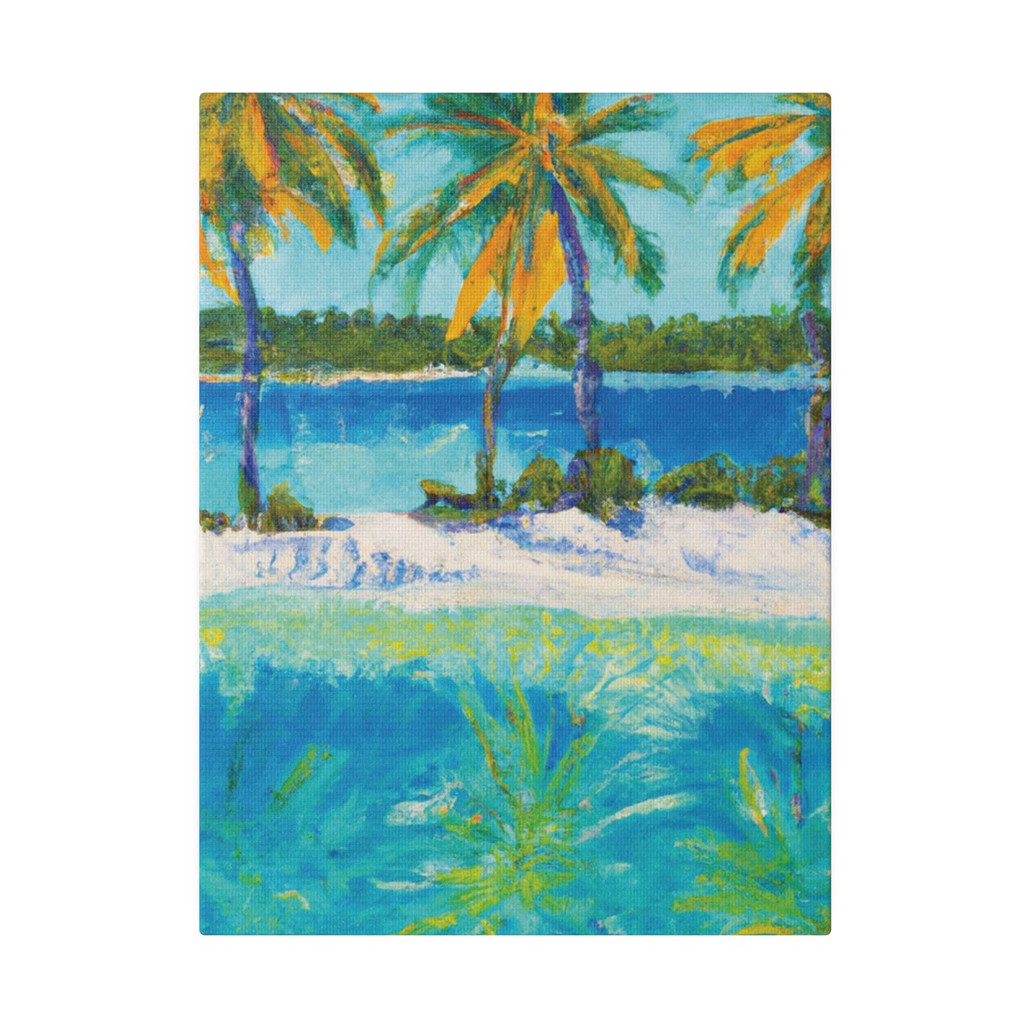 2367X - Bahamas Ocean Painting Print | Bahamas | Ocean | Beach | Poster | Home Decor | Wall Art | Canvas