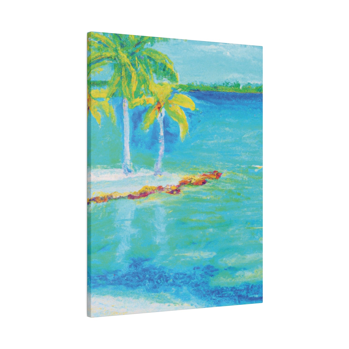 4444R - Bahamas Ocean Painting Print | Bahamas | Ocean | Beach | Poster | Home Decor | Wall Art | Canvas