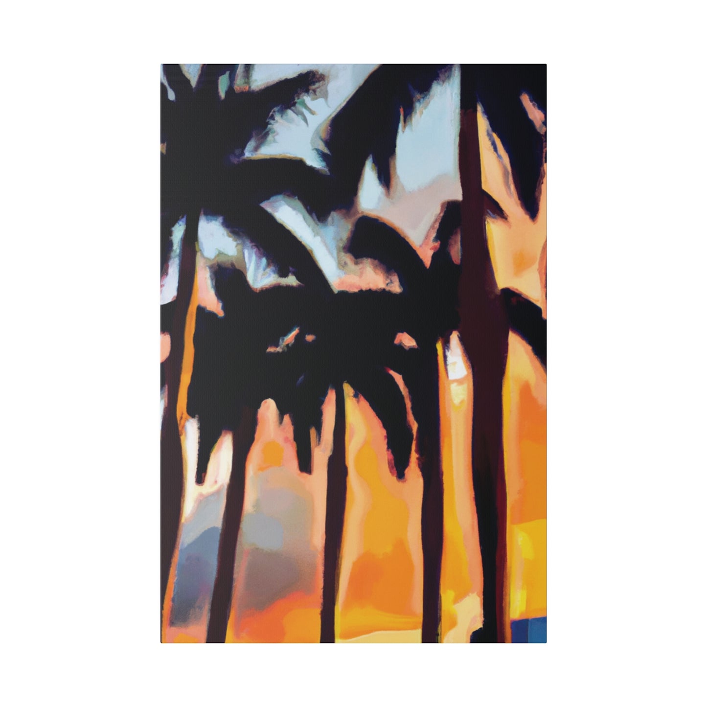 5642H - Miami Beach Sunset Painting Print | Miami | Beach | Sunset | Poster | Home Decor | Wall Art | Canvas