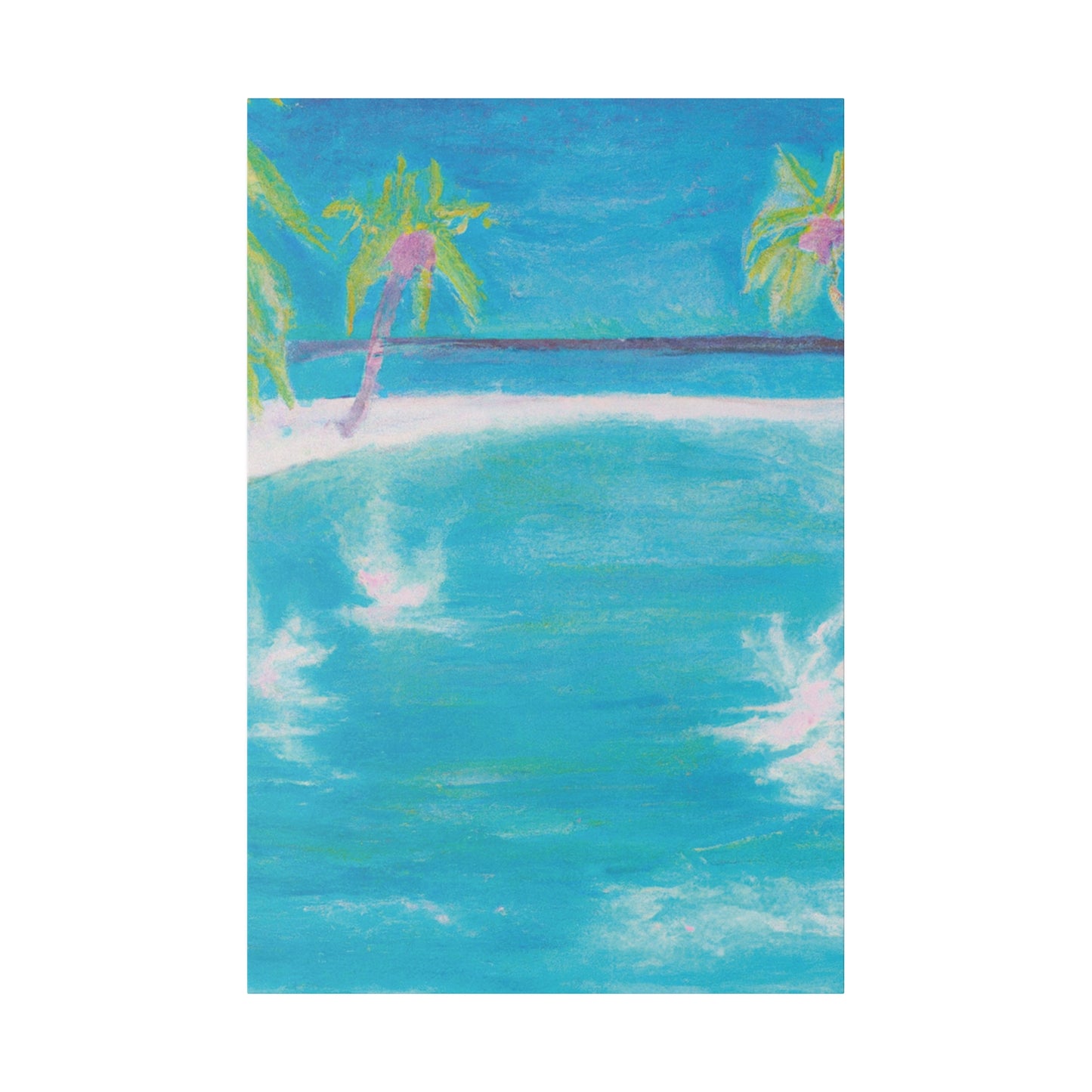 8348G - Bahamas Ocean Painting Print | Bahamas | Ocean | Beach | Poster | Home Decor | Wall Art | Canvas