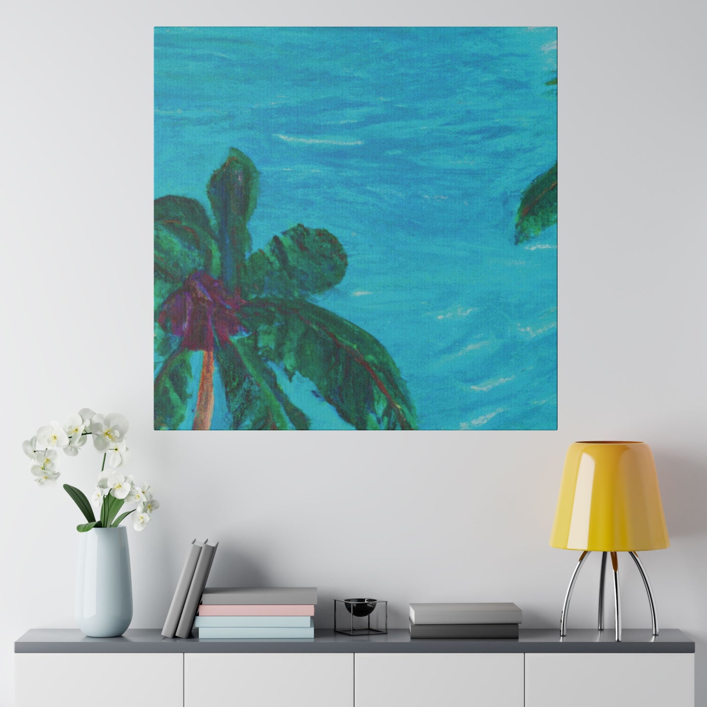 8319W - Bahamas Ocean Painting Print | Bahamas | Ocean | Beach | Poster | Home Decor | Wall Art | Canvas