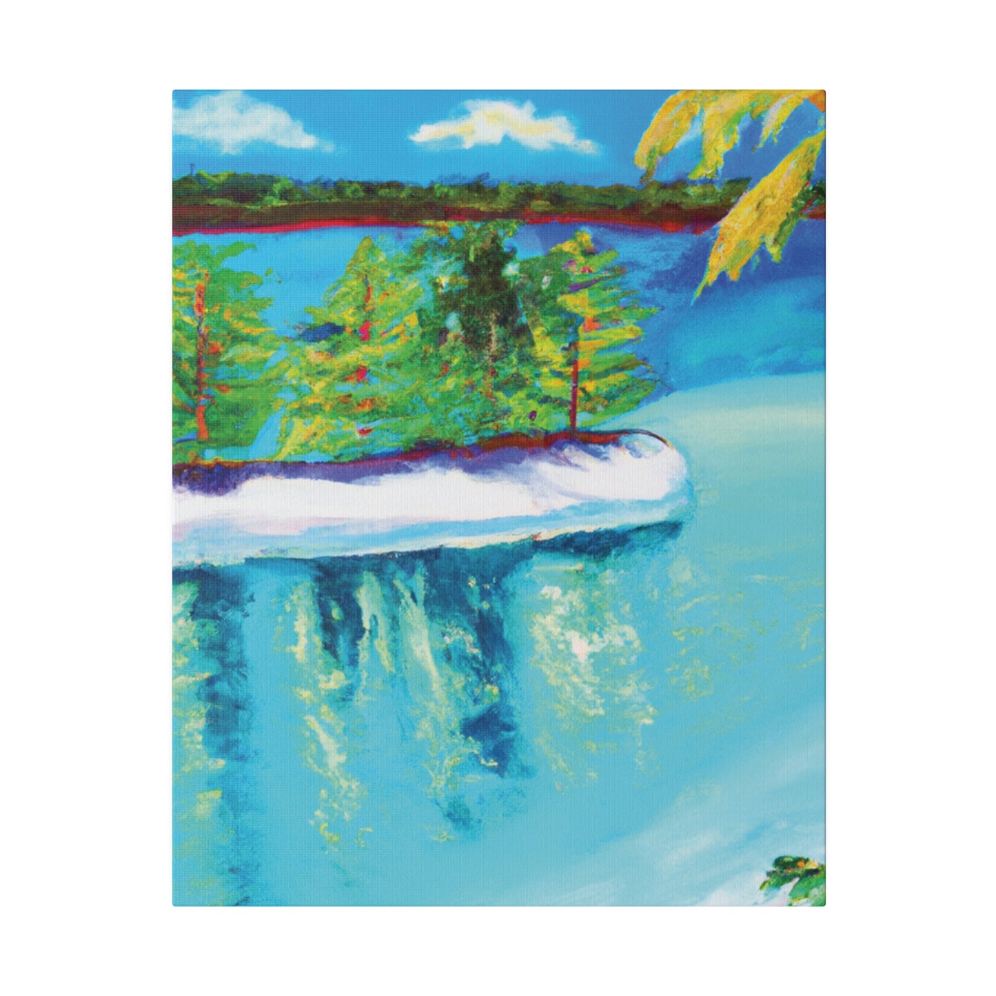 7186C - Bahamas Ocean Painting Print | Bahamas | Ocean | Beach | Poster | Home Decor | Wall Art | Canvas