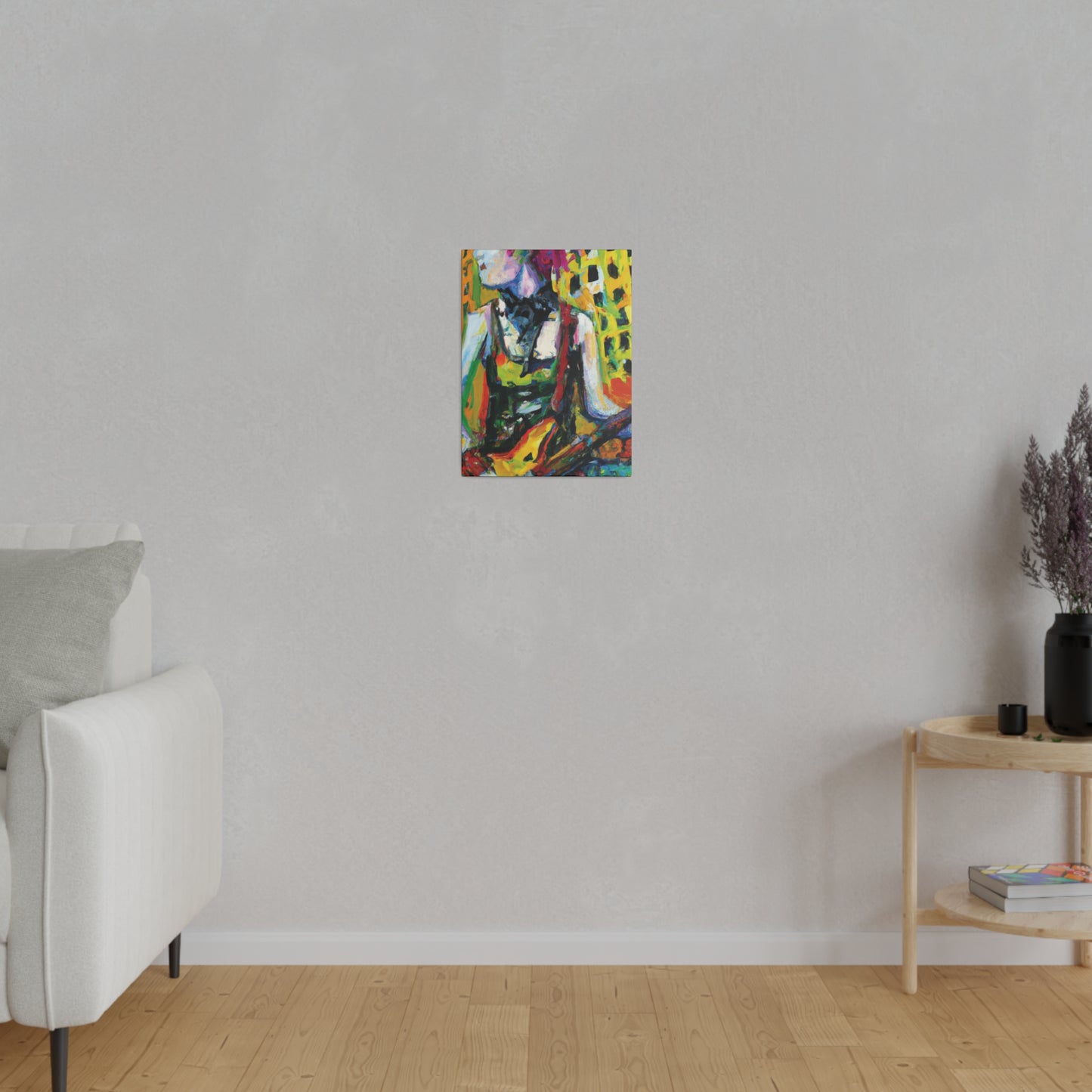4793Z - Rockstar Oil Painting Style Print | Poster | Home Decor | Wall Art | Music Art | Canvas