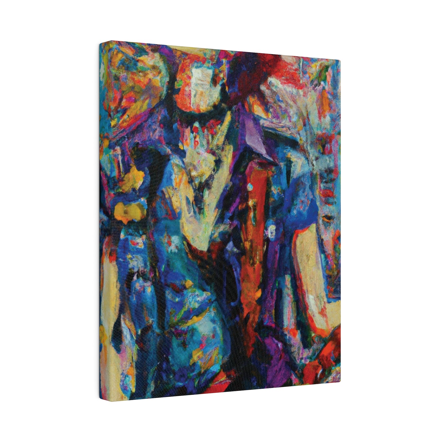 9667F - Rockstar Oil Painting Style Print | Poster | Home Decor | Wall Art | Music Art | Canvas