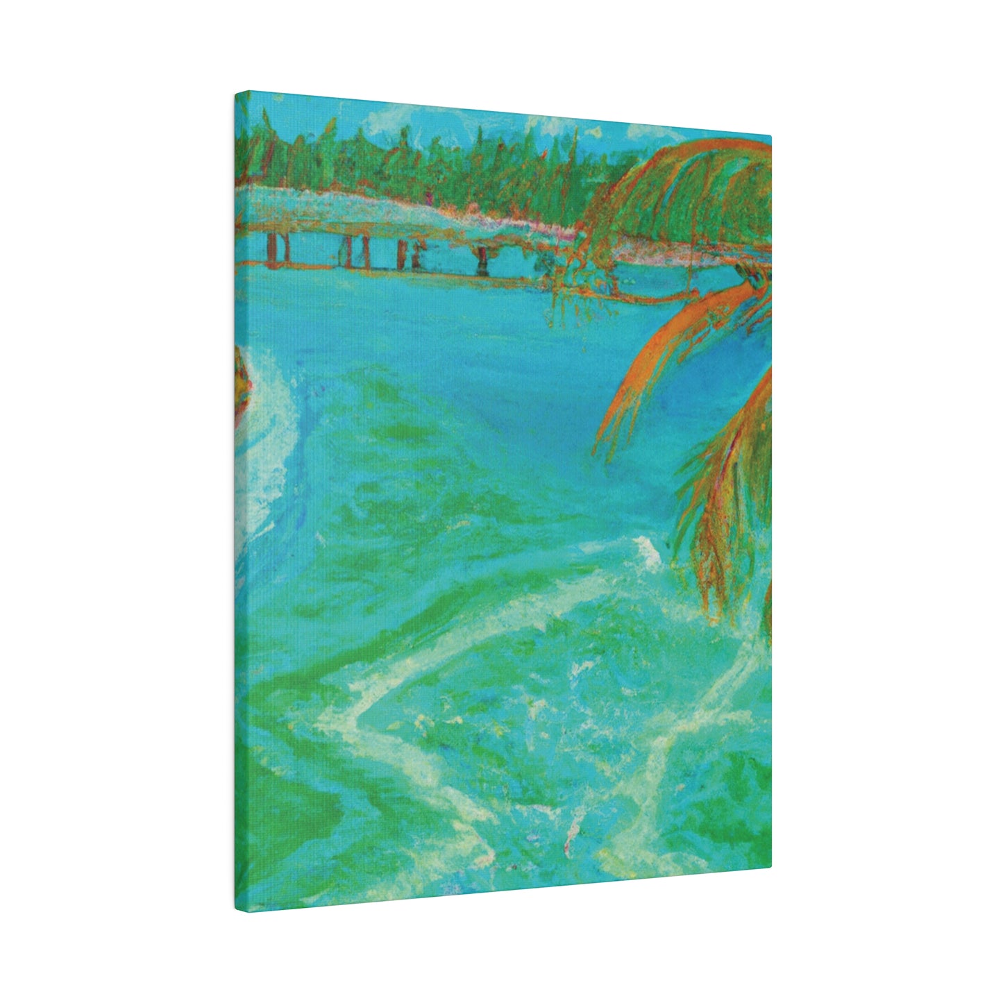 8864B - Bahamas Ocean Painting Print | Bahamas | Ocean | Beach | Poster | Home Decor | Wall Art | Canvas