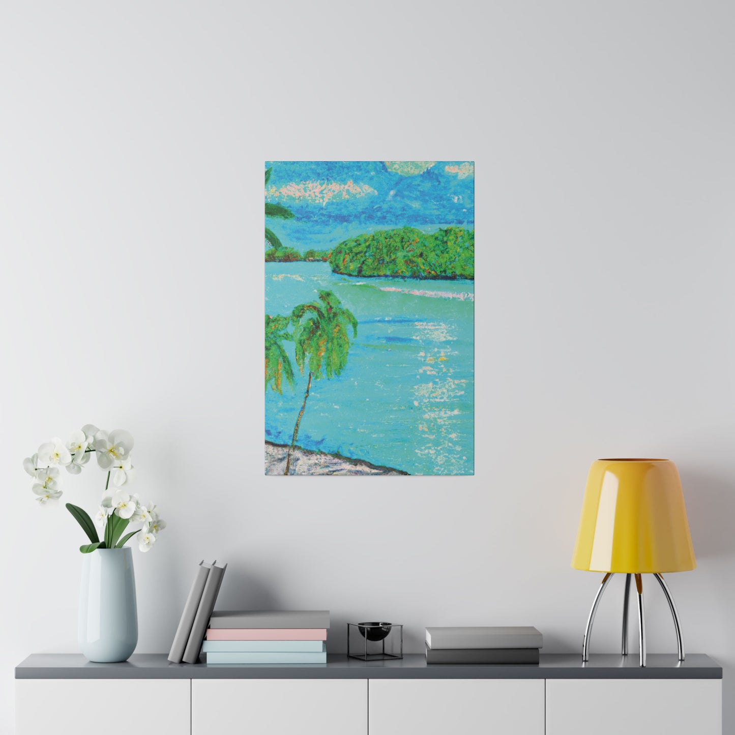 8239F - Bahamas Ocean Painting Print | Bahamas | Ocean | Beach | Poster | Home Decor | Wall Art | Canvas