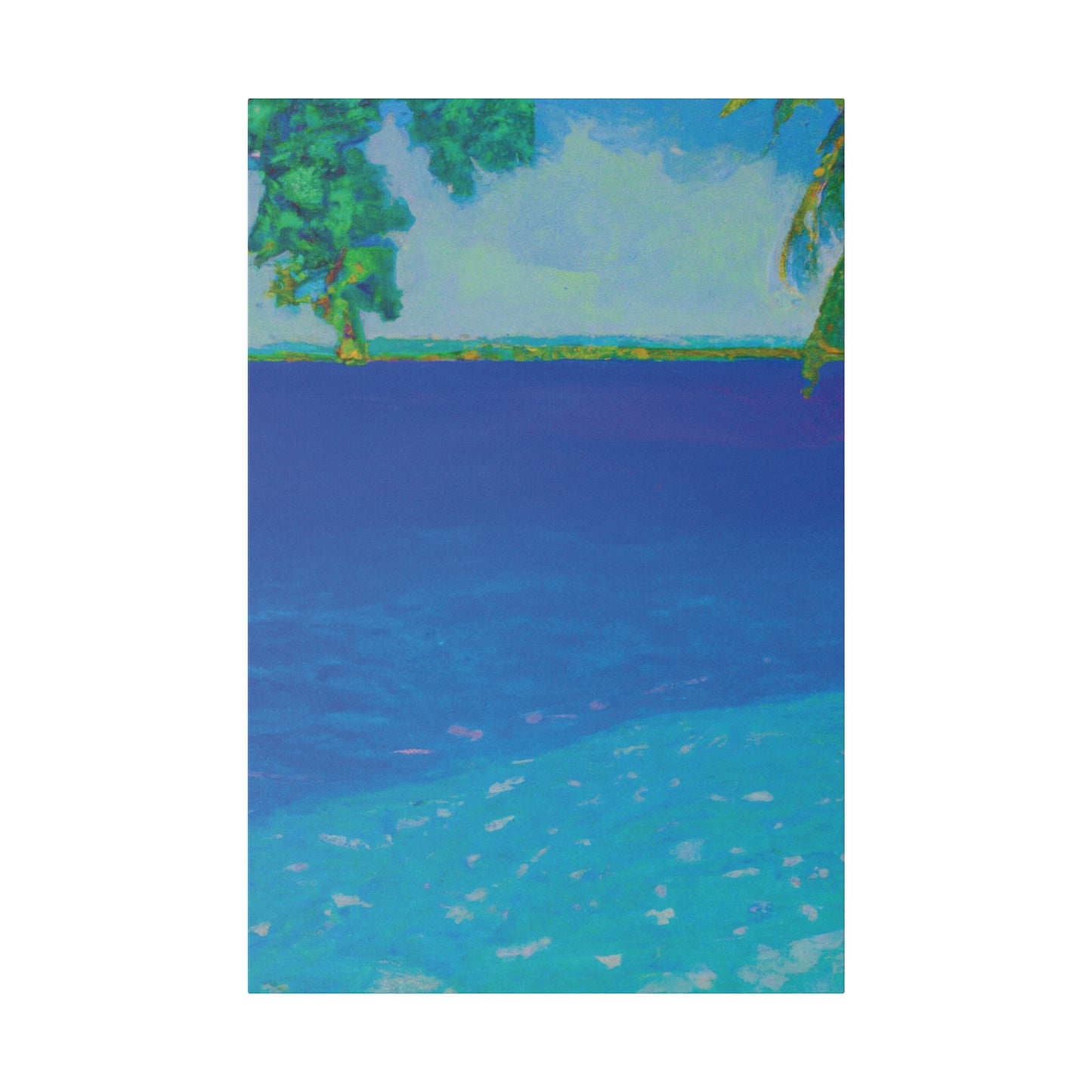 1582T - Bahamas Ocean Painting Print | Bahamas | Ocean | Beach | Poster | Home Decor | Wall Art | Canvas