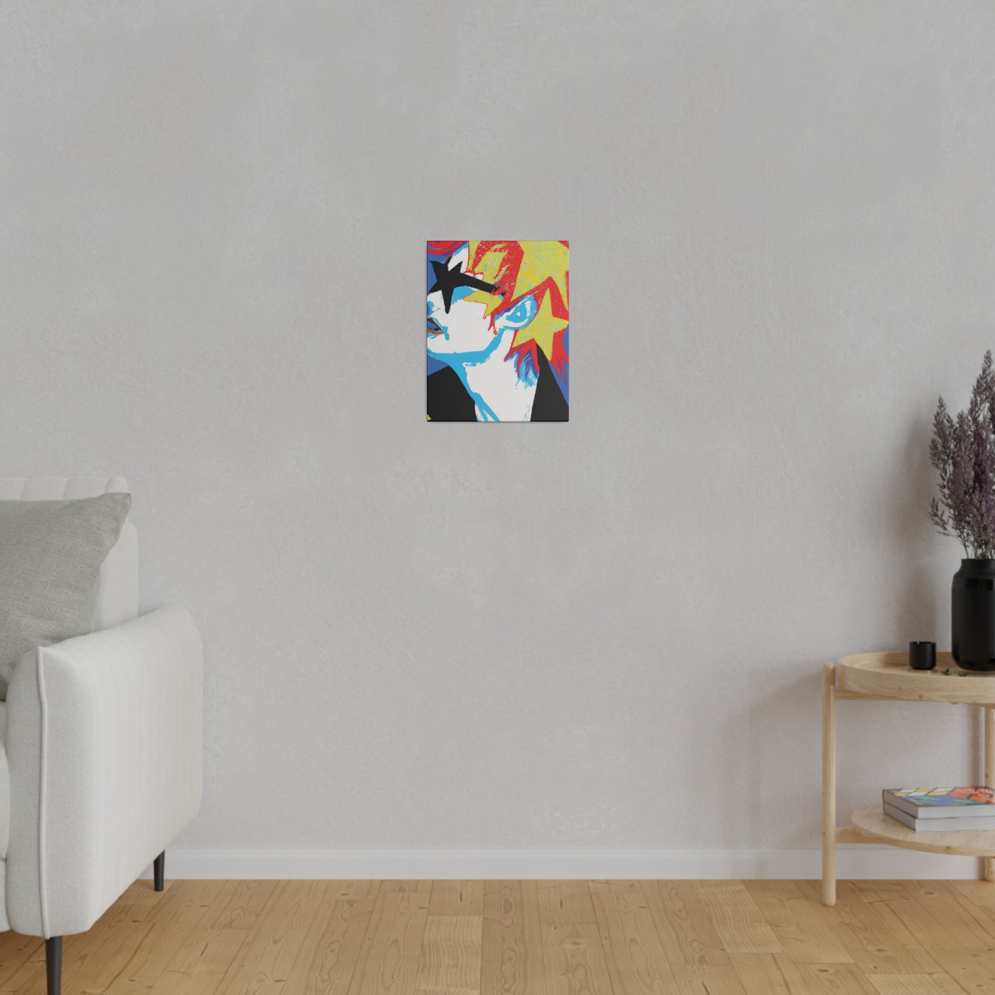 9245E - Rockstar Painting Print | Face | Abstract | Poster | Home Decor | Wall Art | Music Art | Canvas