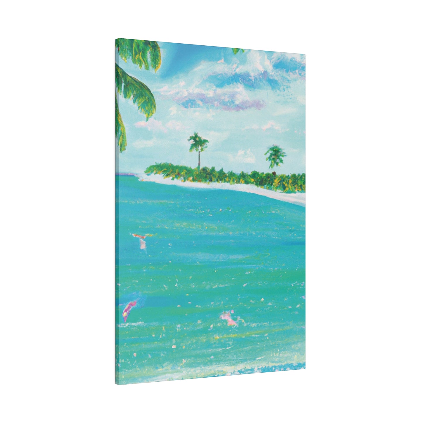 6576D - Bahamas Ocean Painting Print | Bahamas | Ocean | Beach | Poster | Home Decor | Wall Art | Canvas