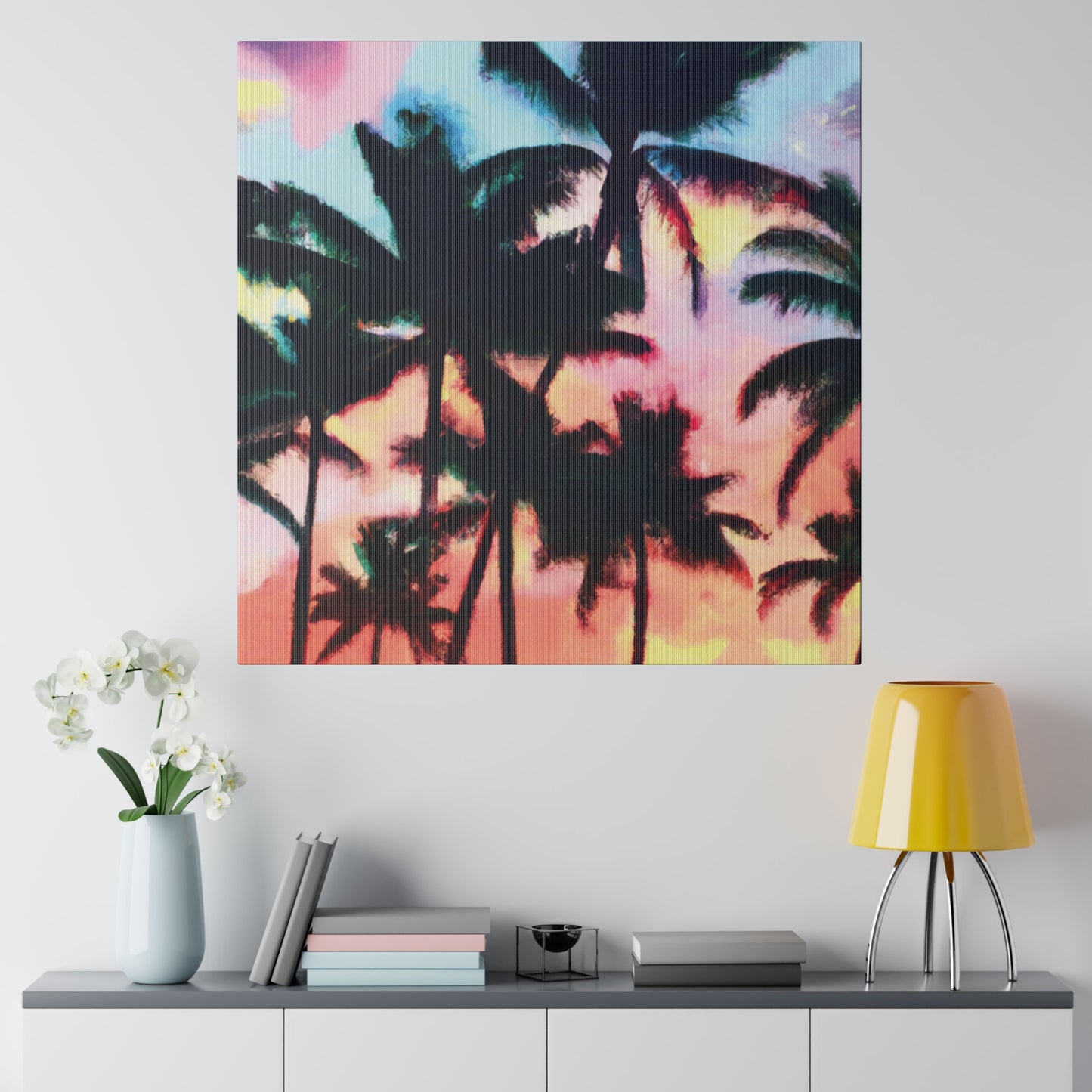 5231V - Miami Beach Sunset Painting Print | Miami | Beach | Sunset | Poster | Home Decor | Wall Art | Canvas