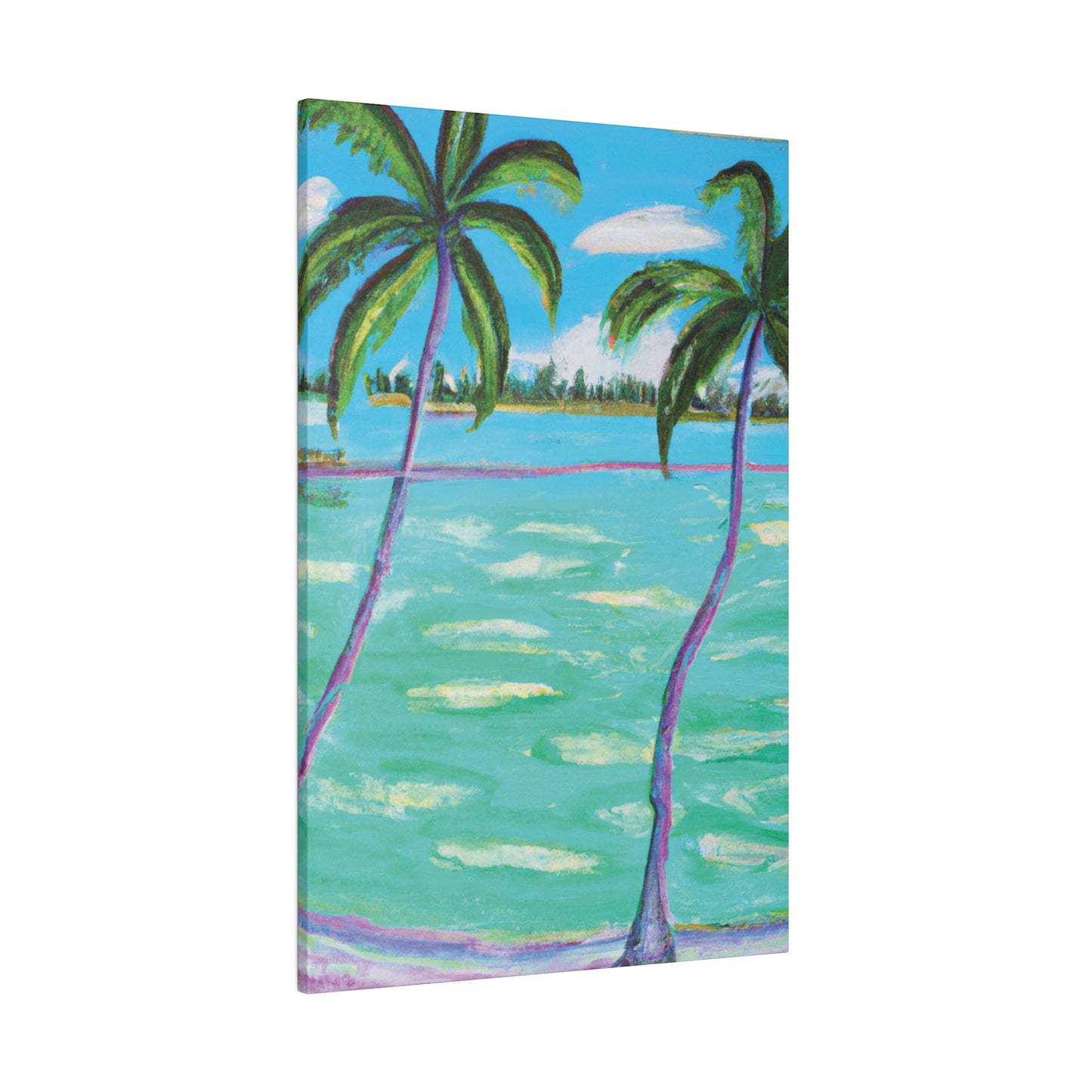 4451X - Bahamas Ocean Painting Print | Bahamas | Ocean | Beach | Poster | Home Decor | Wall Art | Canvas