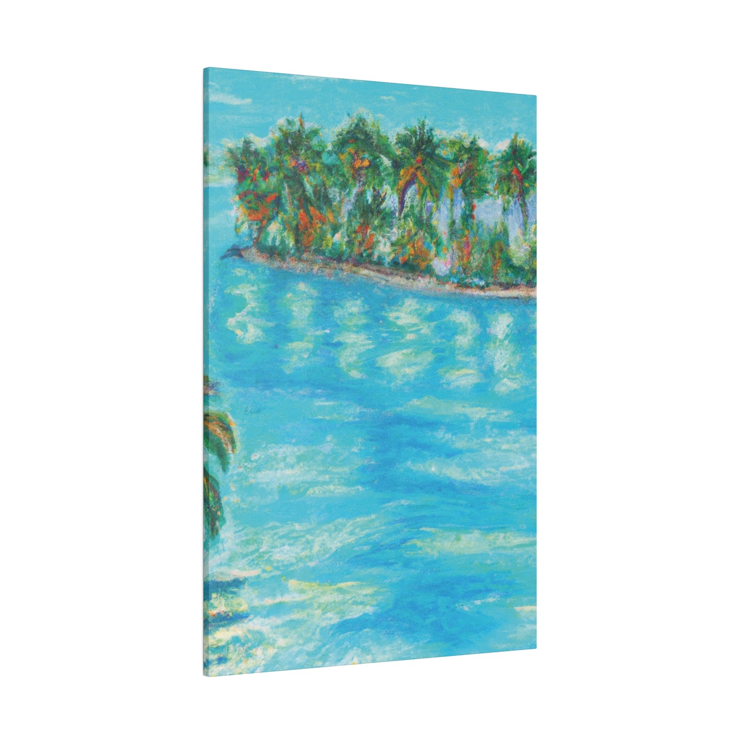 8625Q - Bahamas Ocean Painting Print | Bahamas | Ocean | Beach | Poster | Home Decor | Wall Art | Canvas