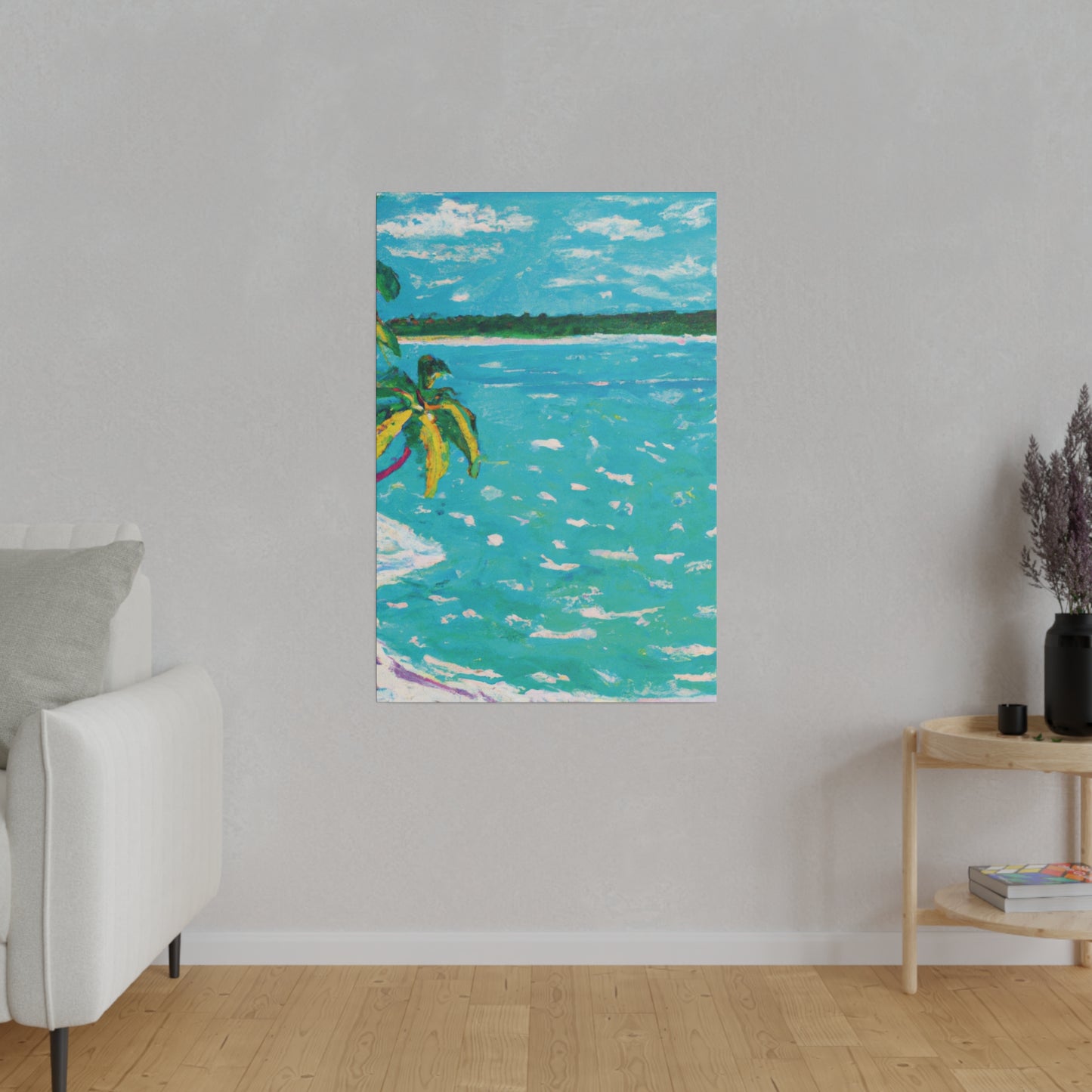 8278H - Bahamas Ocean Painting Print | Bahamas | Ocean | Beach | Poster | Home Decor | Wall Art | Canvas