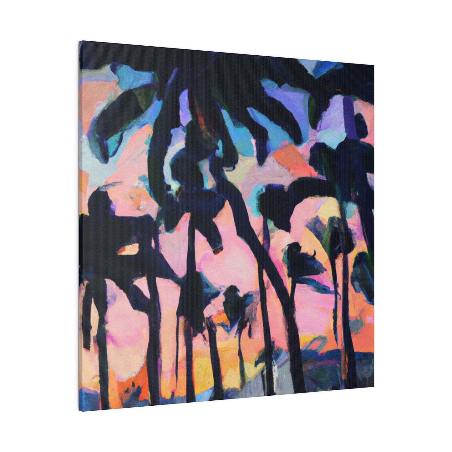 2754G - Miami Beach Sunset Painting Print | Miami | Beach | Sunset | Poster | Home Decor | Wall Art | Canvas