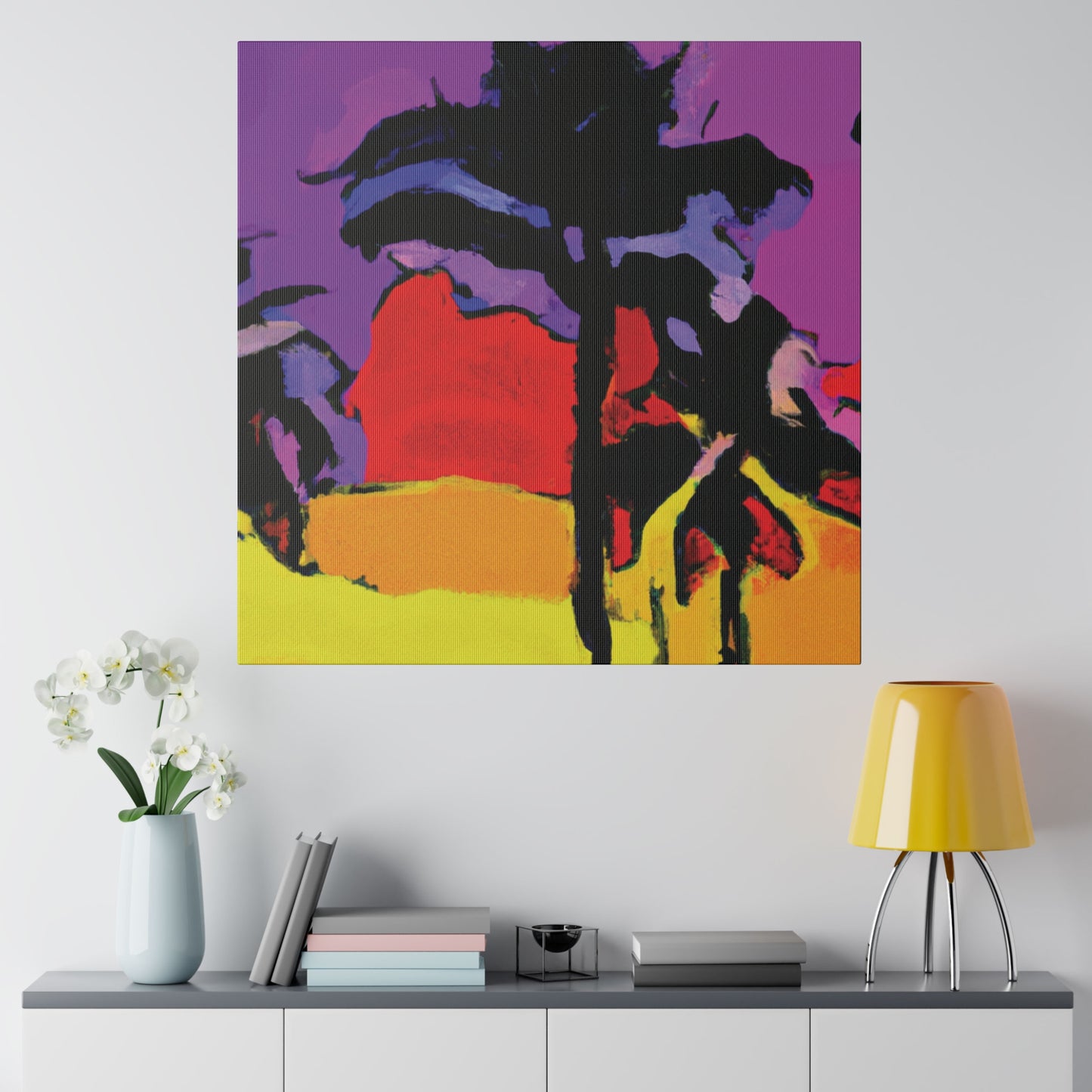 4854H - Miami Beach Sunset Painting Print | Miami | Beach | Sunset | Poster | Home Decor | Wall Art | Canvas