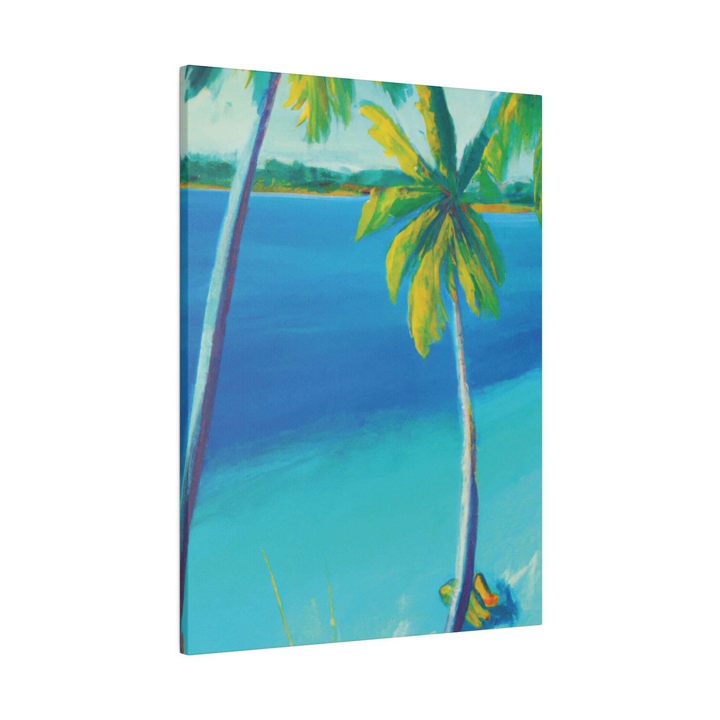 7593L - Bahamas Ocean Painting Print | Bahamas | Ocean | Beach | Poster | Home Decor | Wall Art | Canvas