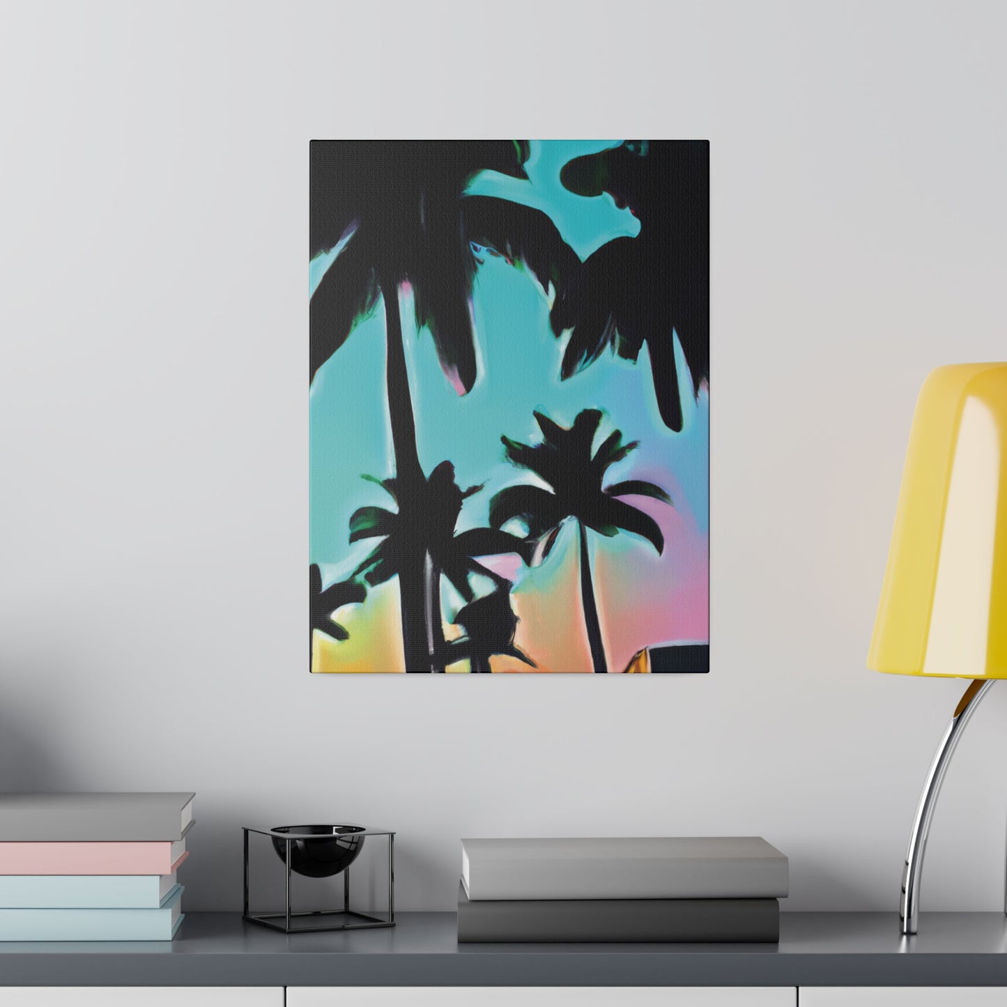 5491X - Miami Beach Sunset Painting Print | Miami | Beach | Sunset | Poster | Home Decor | Wall Art | Canvas